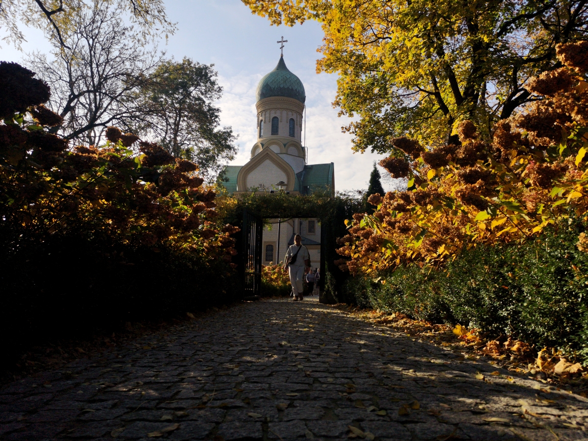 Orthodox church in Wola, autumn 2024
