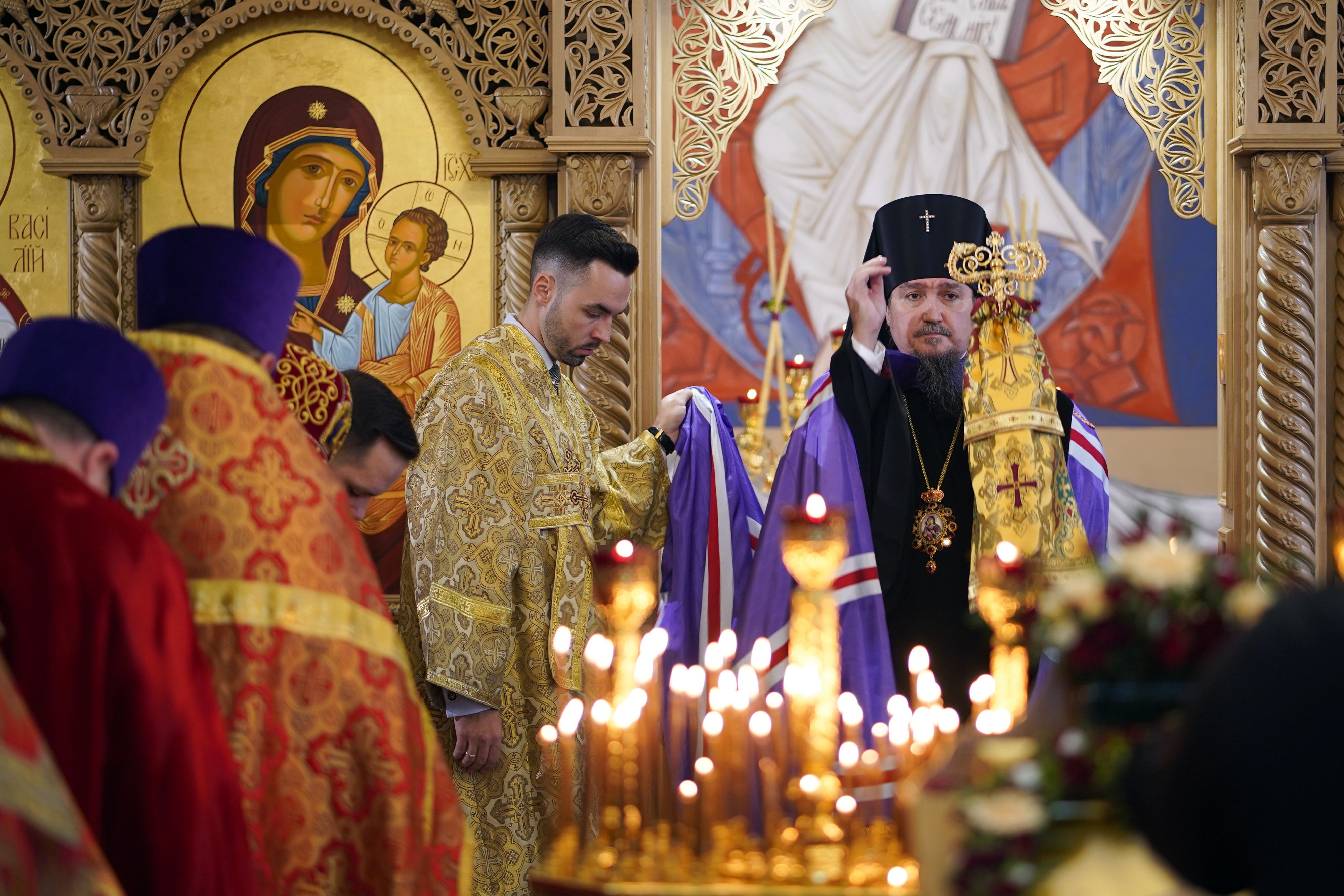 St. Dimitrios feast in St. Dimitrios Orthodox church in Białystok