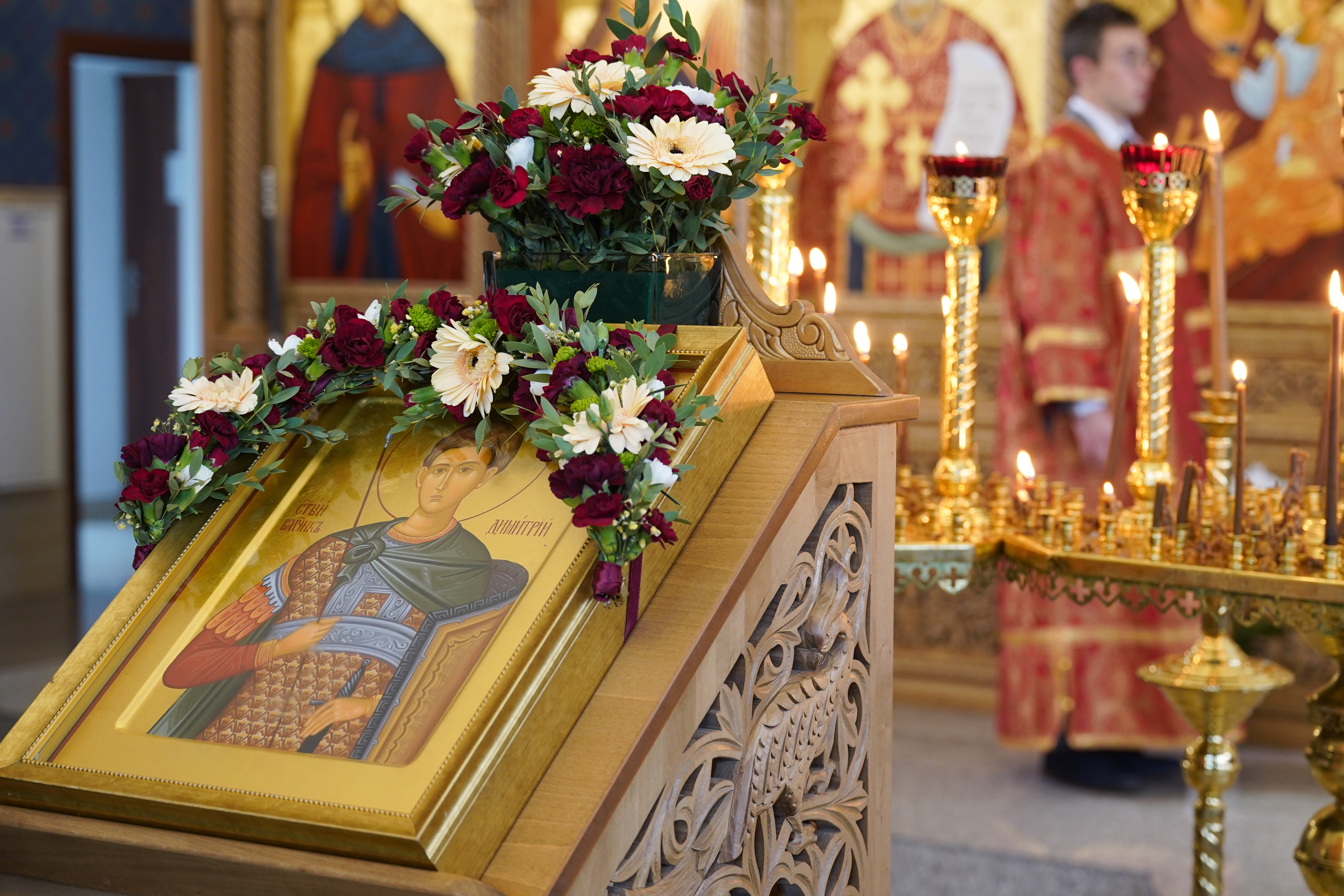 St. Dimitrios feast in St. Dimitrios Orthodox church in Białysto