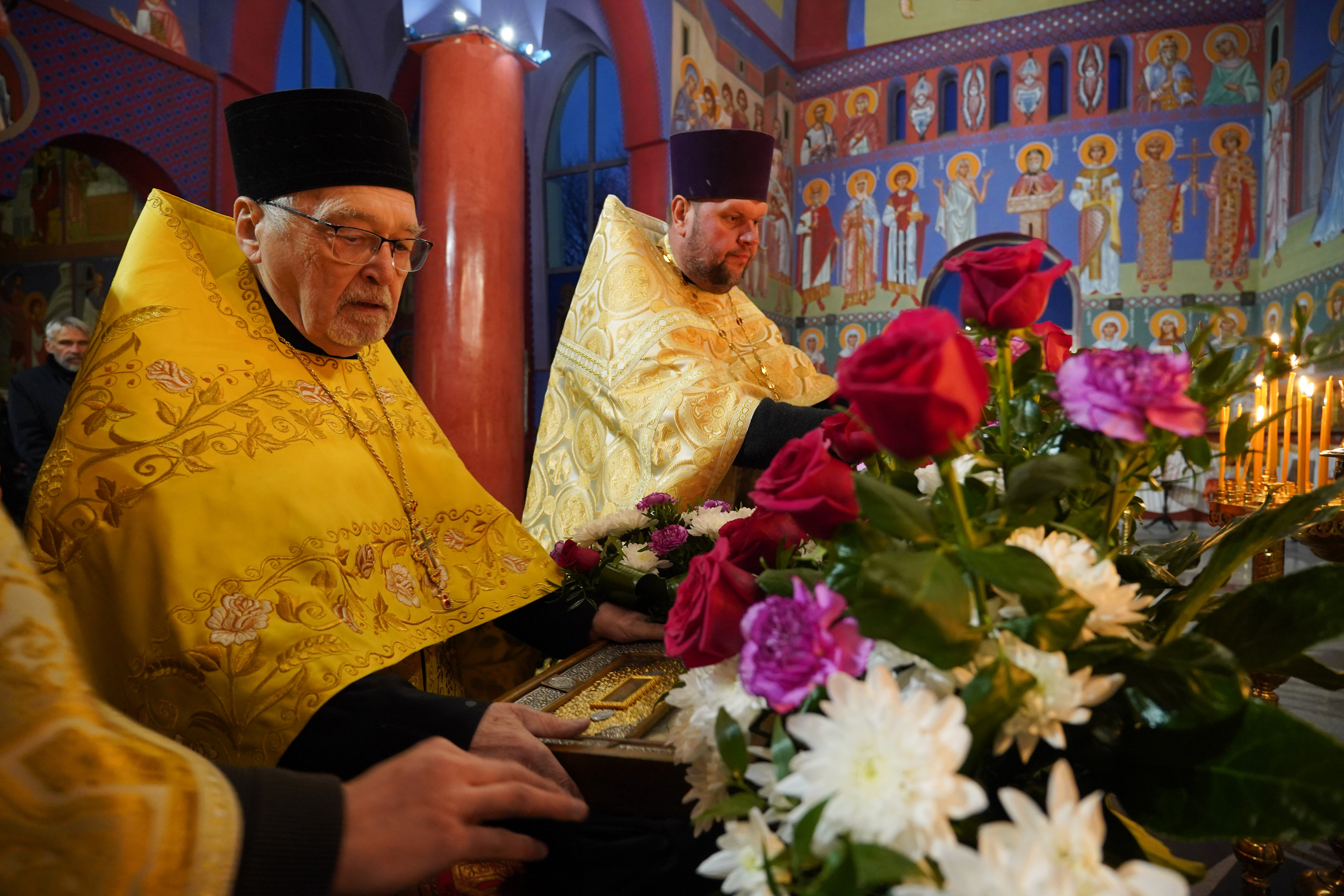 St. John of Shanghai and San Francisco relics in St. George Orthodox church in Białystok