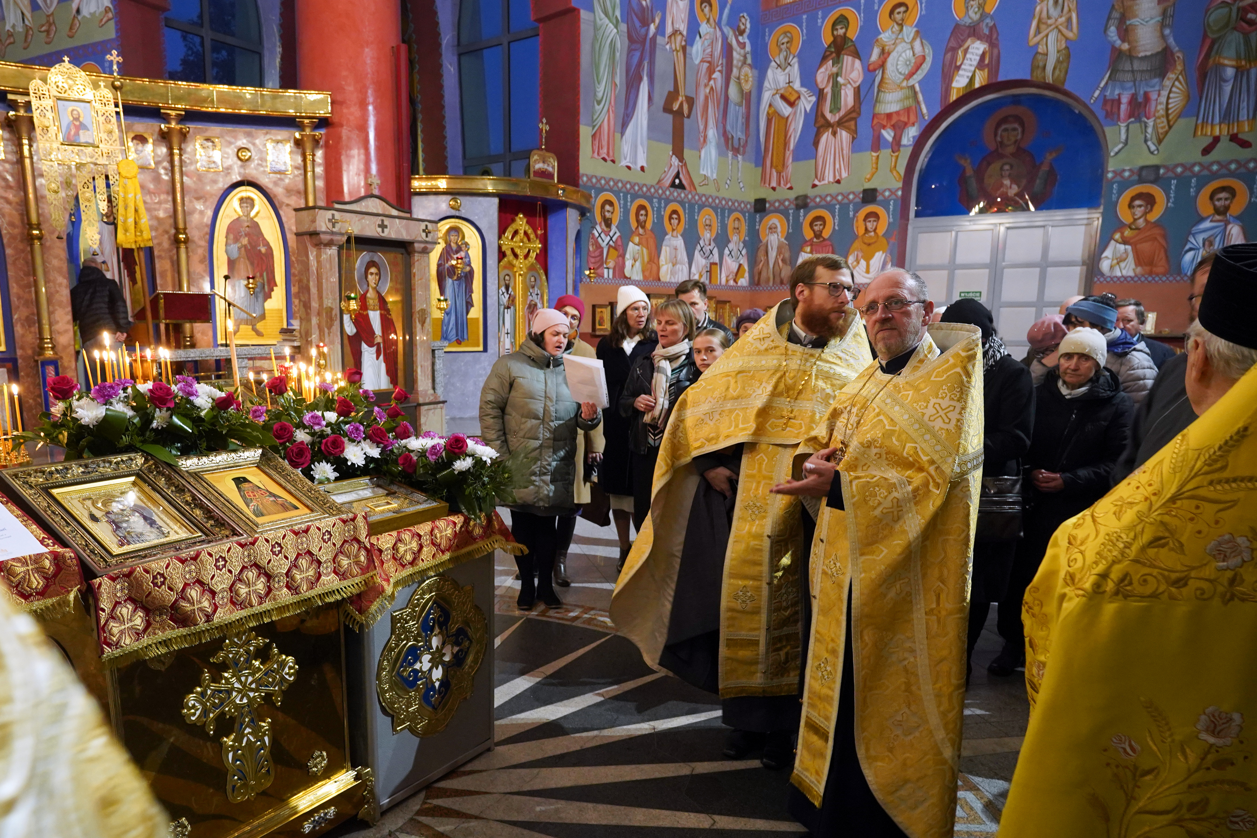 St. John of Shanghai and San Francisco relics in St. George Orthodox church in Białystok