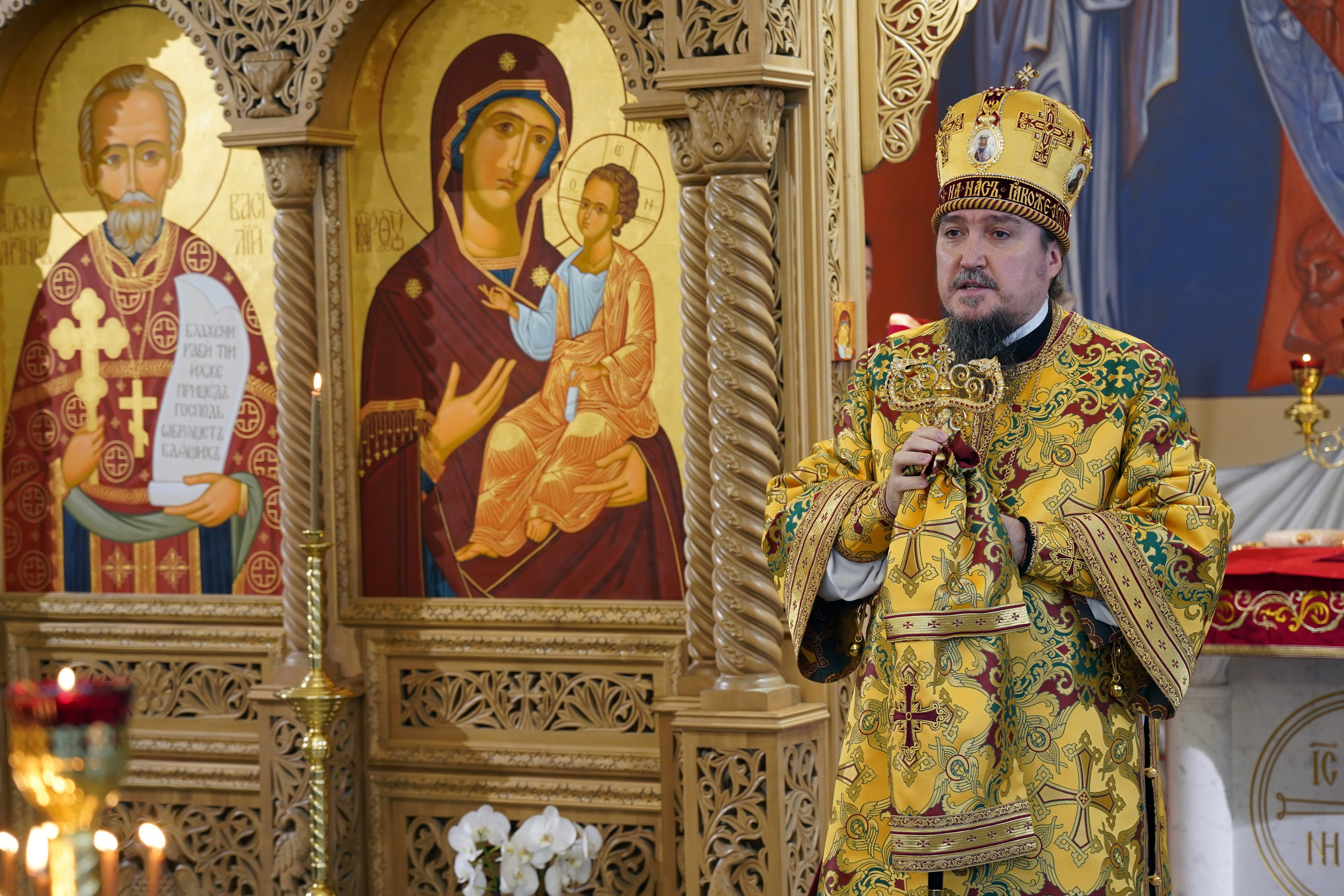 St. Dimitrios feast in St. Dimitrios Orthodox church in Białysto