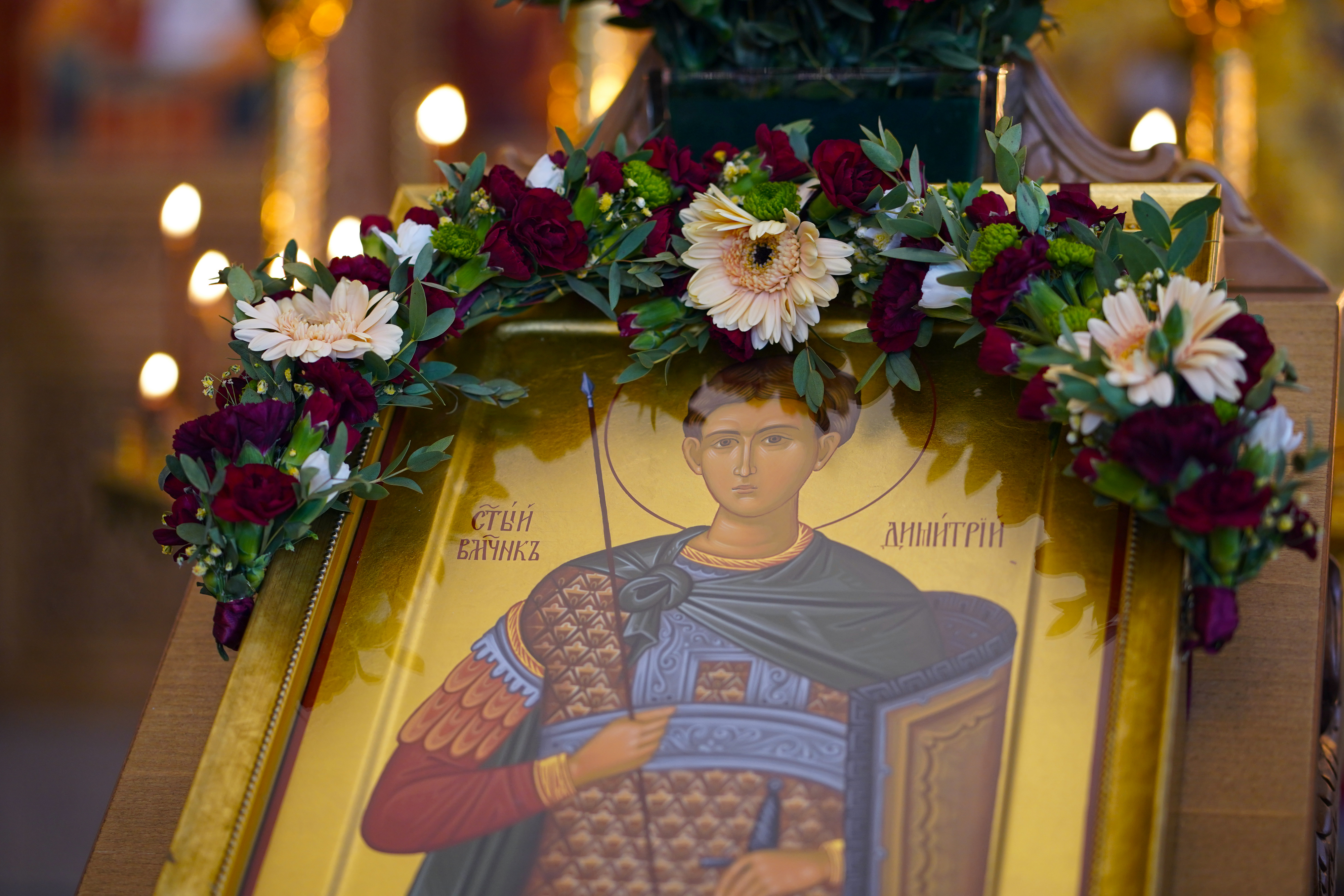 St. Dimitrios feast in St. Dimitrios Orthodox church in Białysto