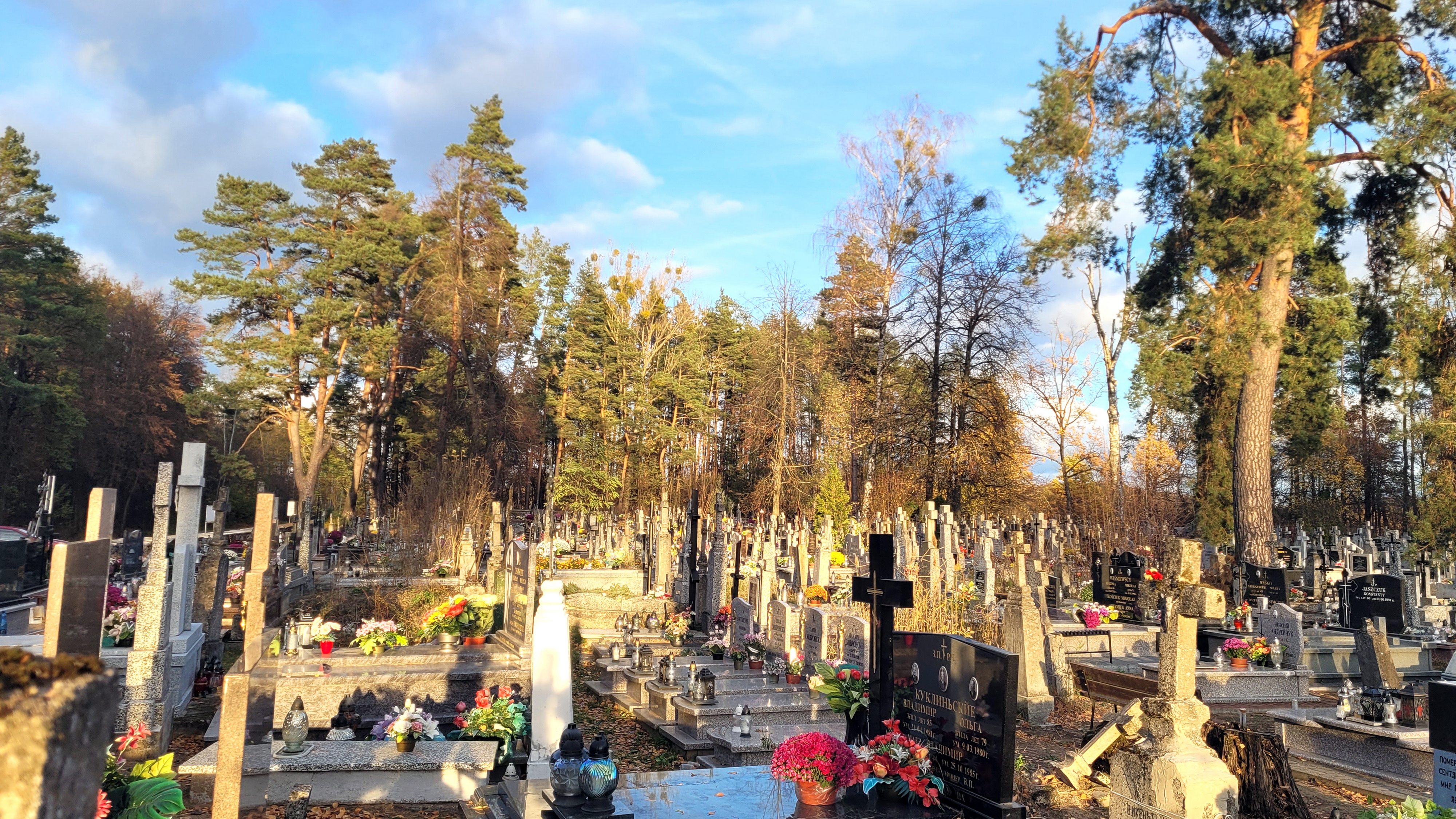 The Orthodox cementary in Zabłudów