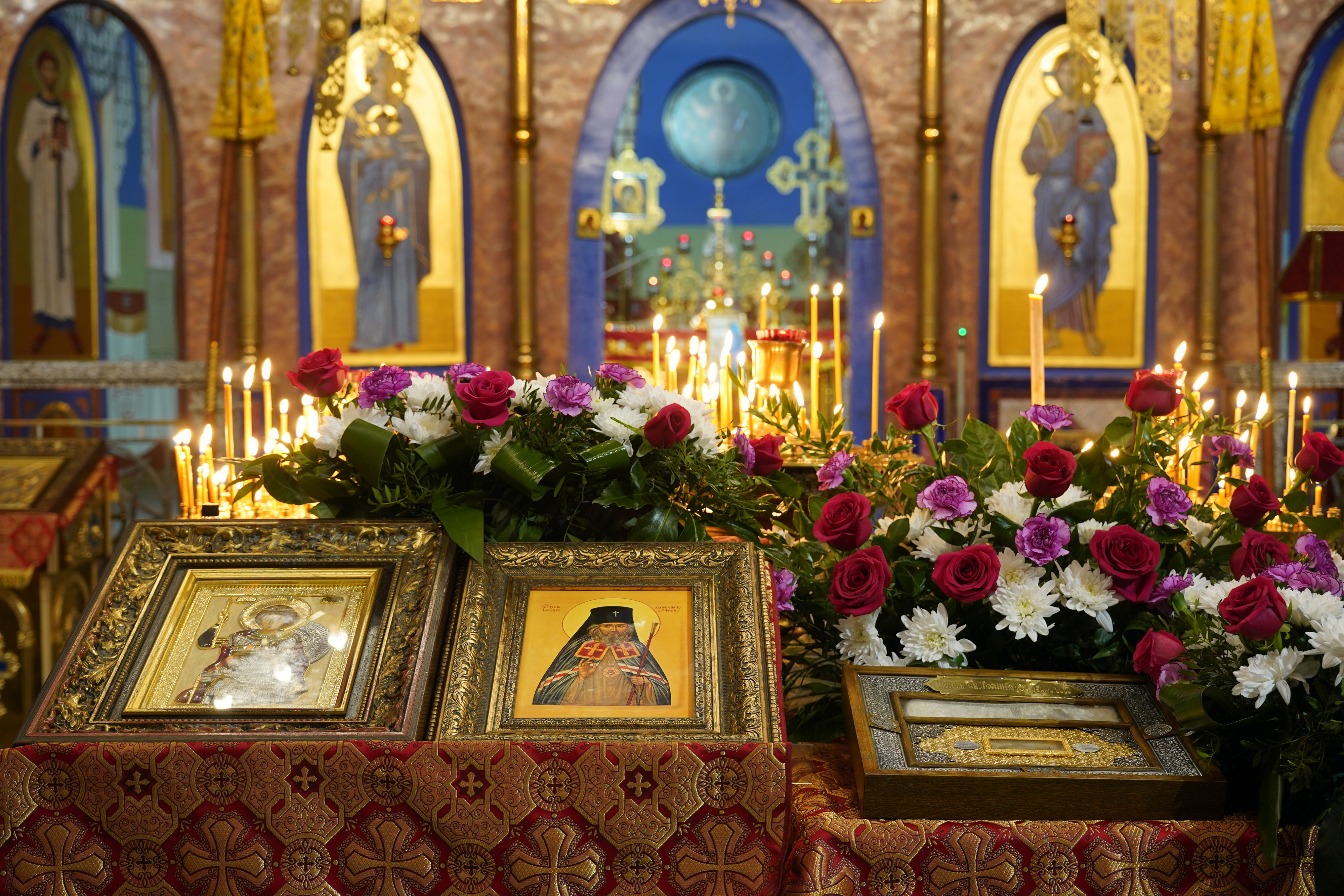 St. John Moximovitch relics in St. George Orthodox church in Białystok
