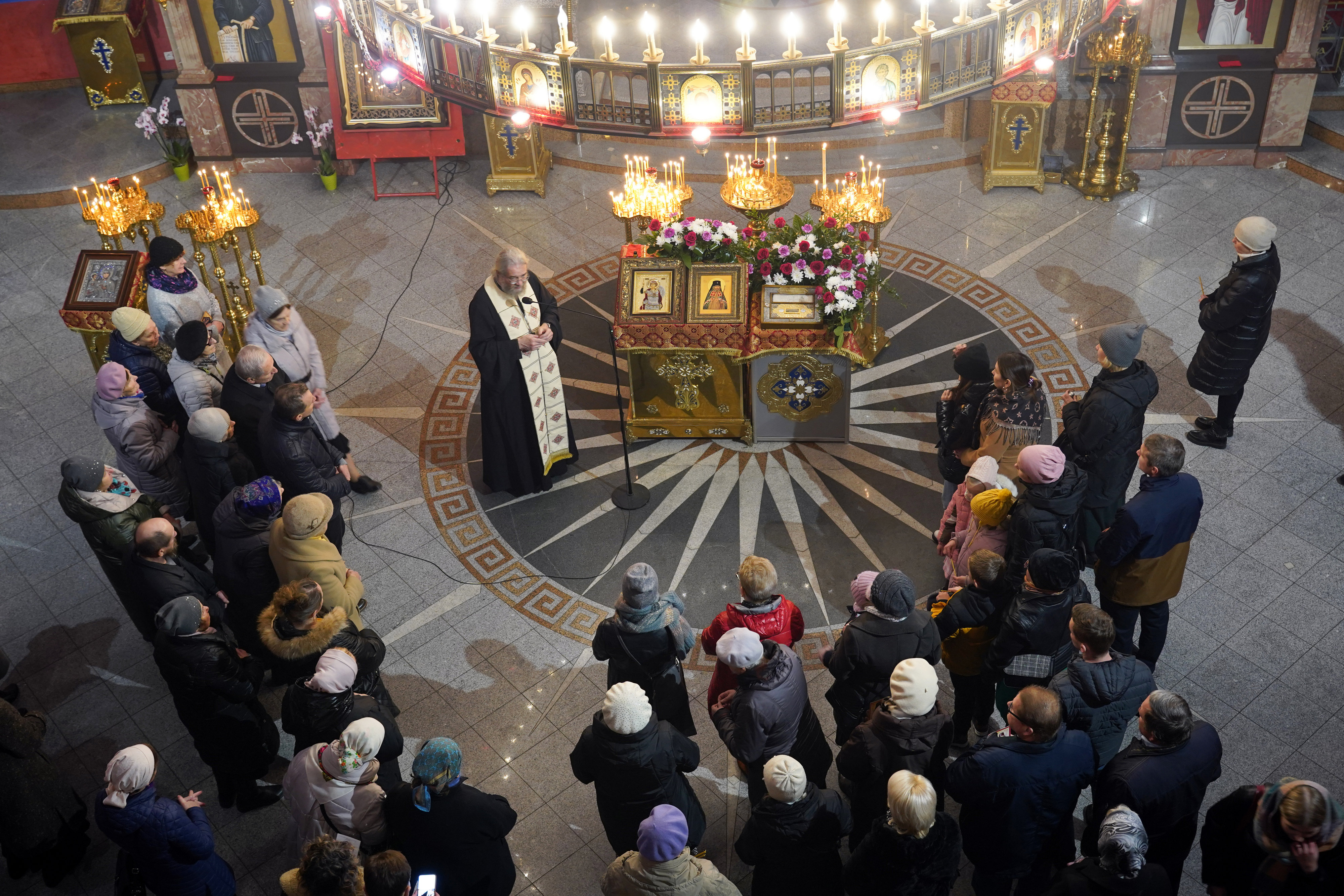 St. John Moximovitch relics in St. George Orthodox church in Białystok
