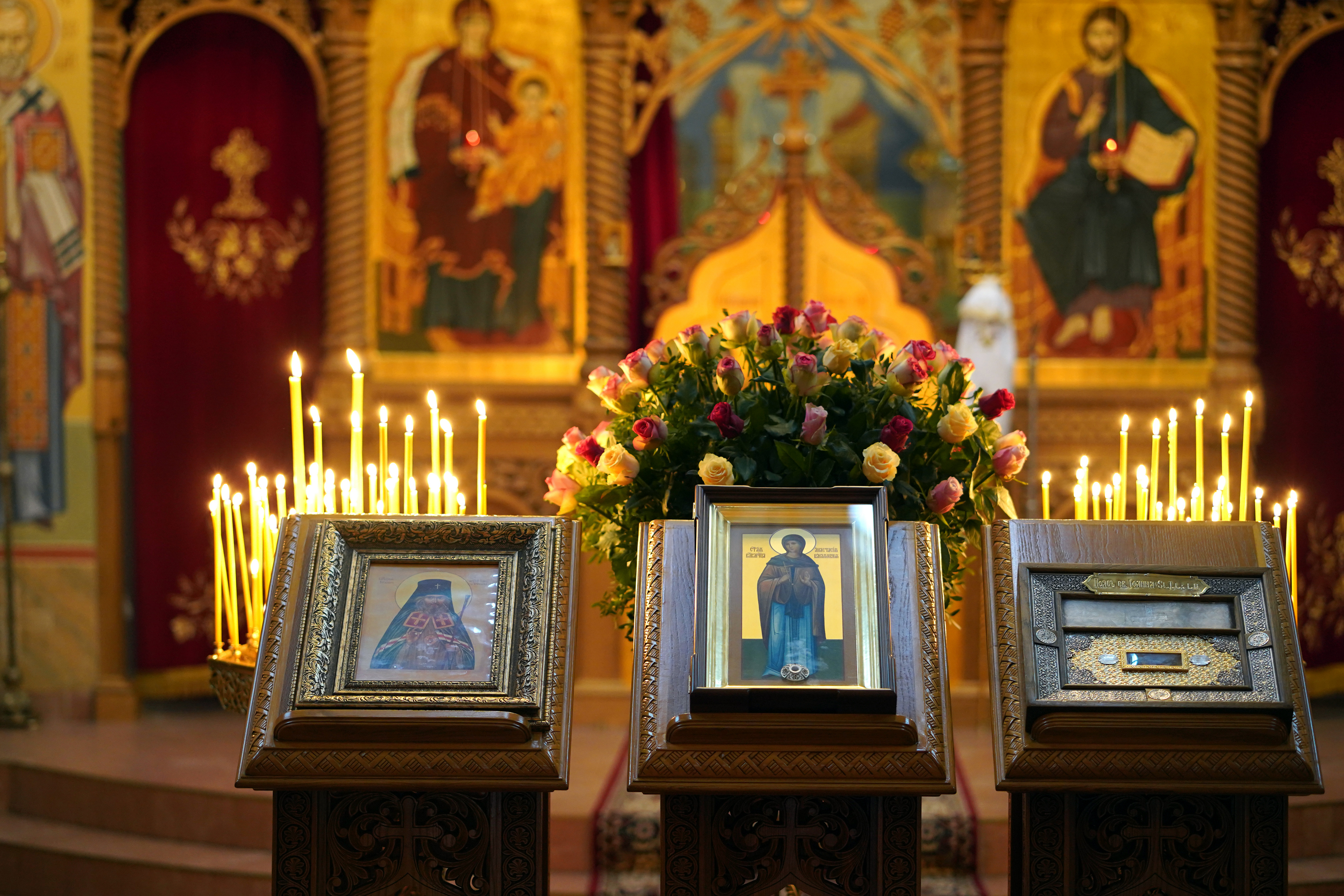 St. John of Shanghai and San Francisco relics in Zwierki Convent