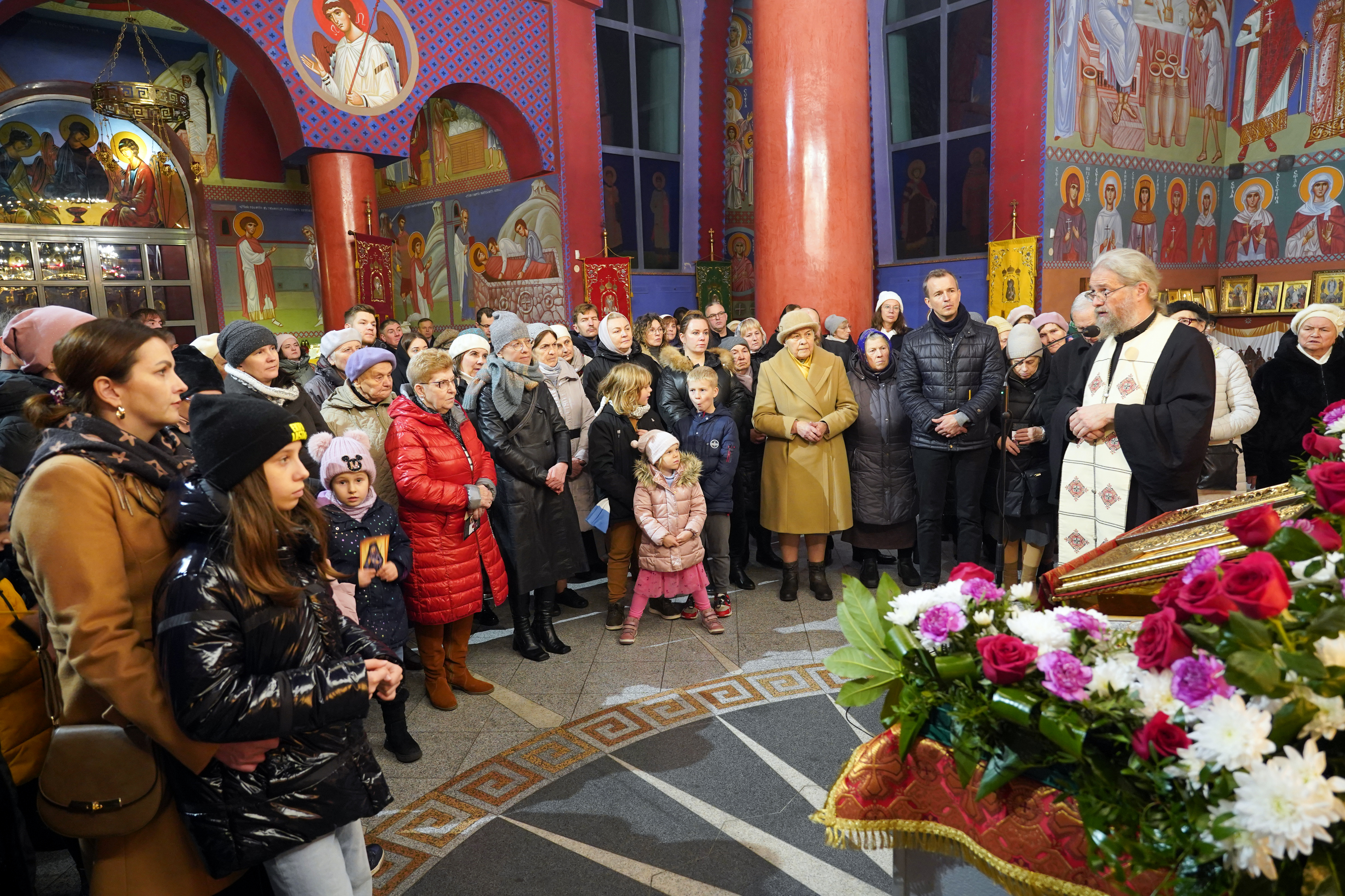 St. John Moximovitch relics in St. George Orthodox church in Białysto