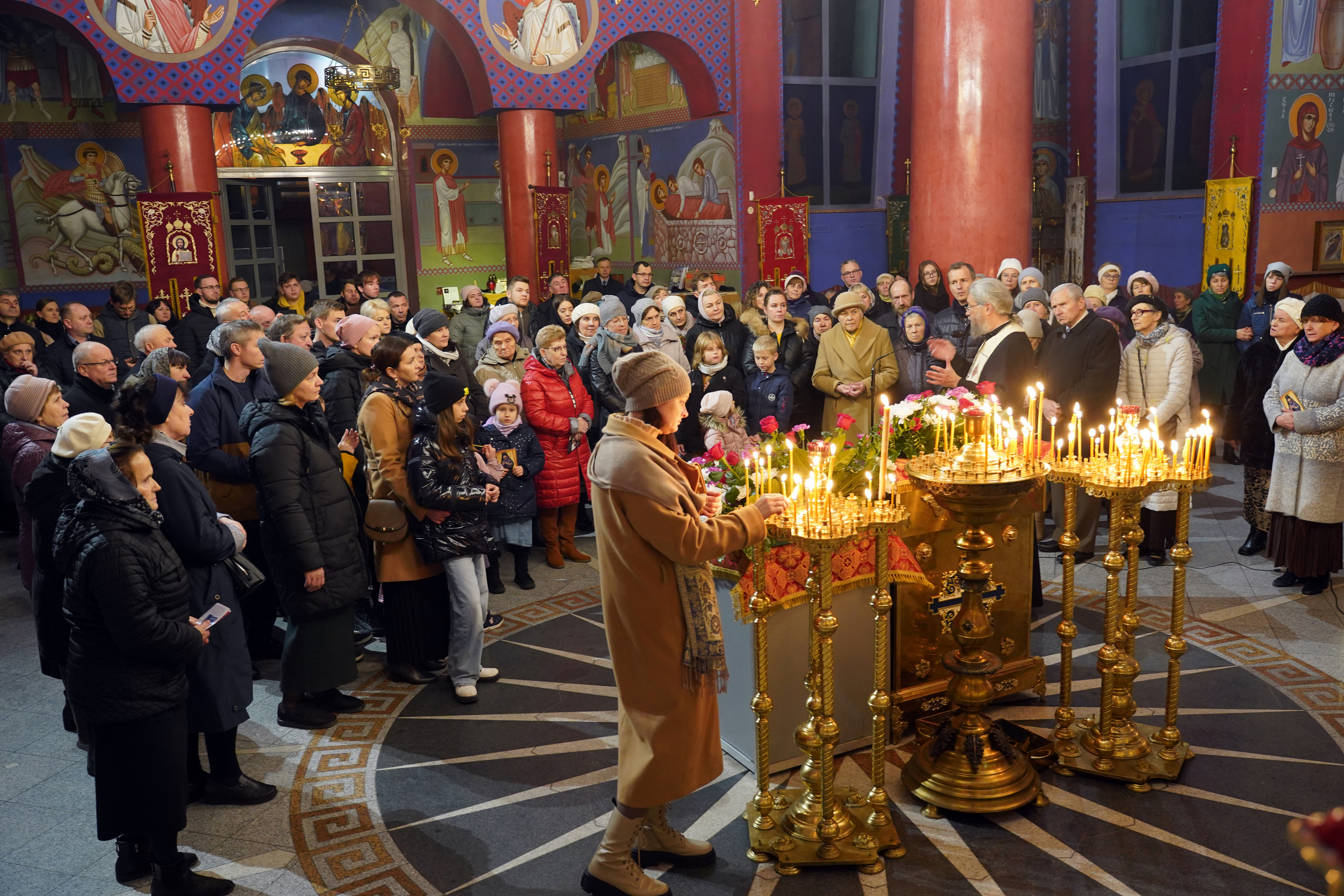 St. John Moximovitch relics in St. George Orthodox church in Białysto