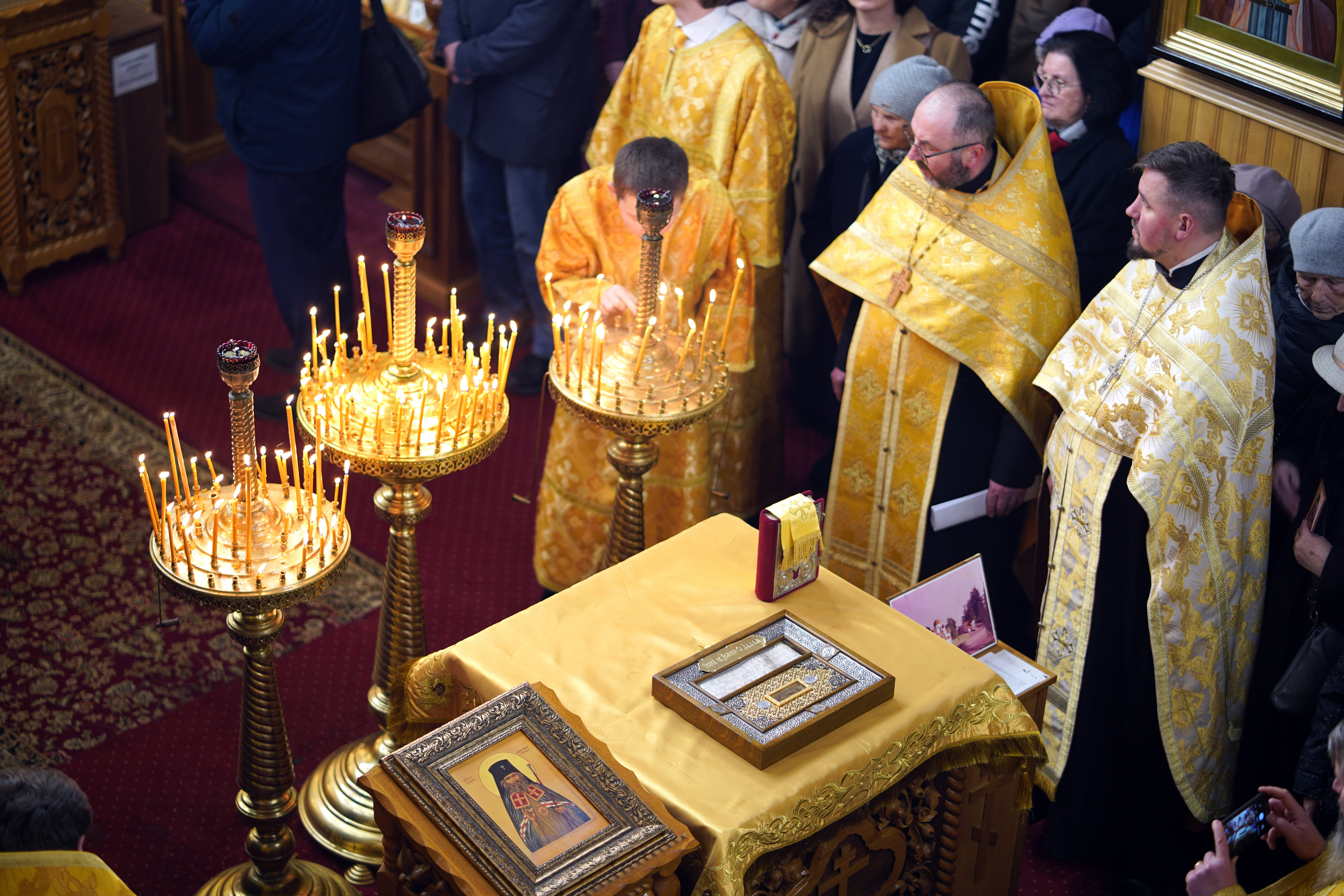 St. John Maximovitch relics in St. Elijah the Propeht Orthodox church in Białystok