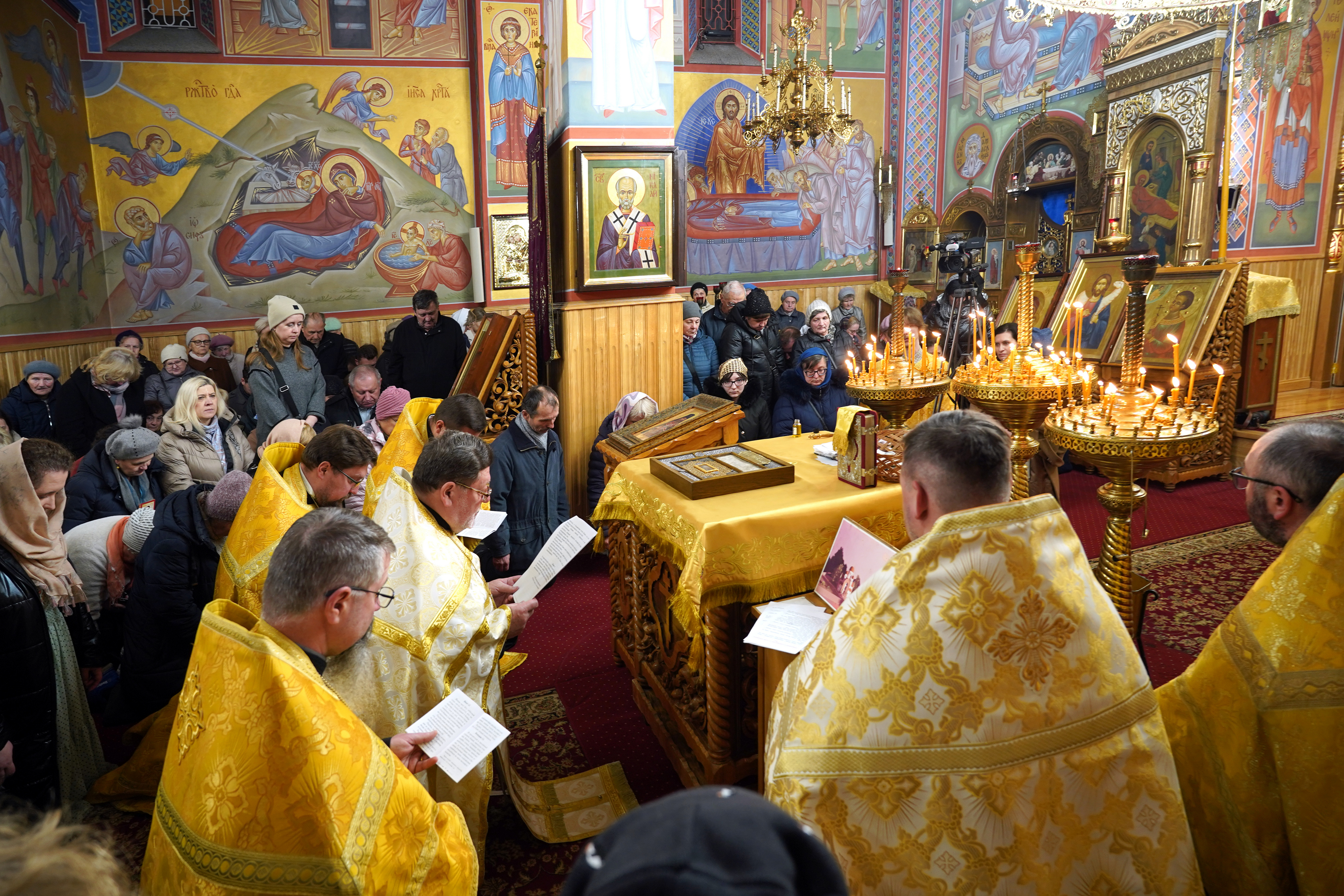 St. John Maximovitch relics in St. Elijah the Propeht Orthodox church in Białystok 