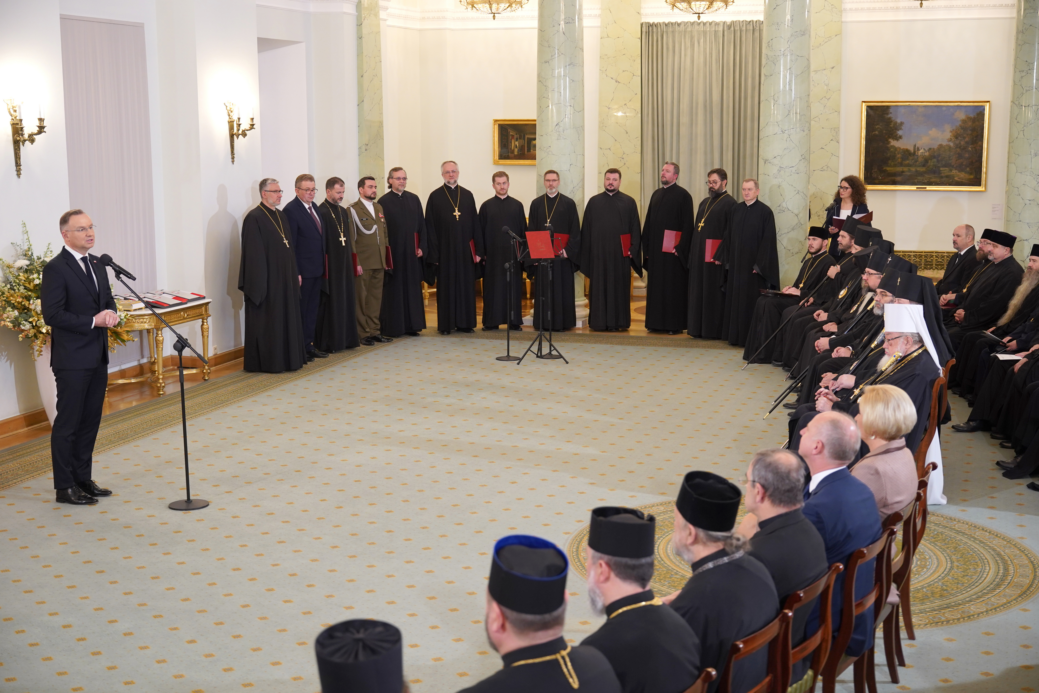 Anniversary meeting in Presidential Palace in Warsaw