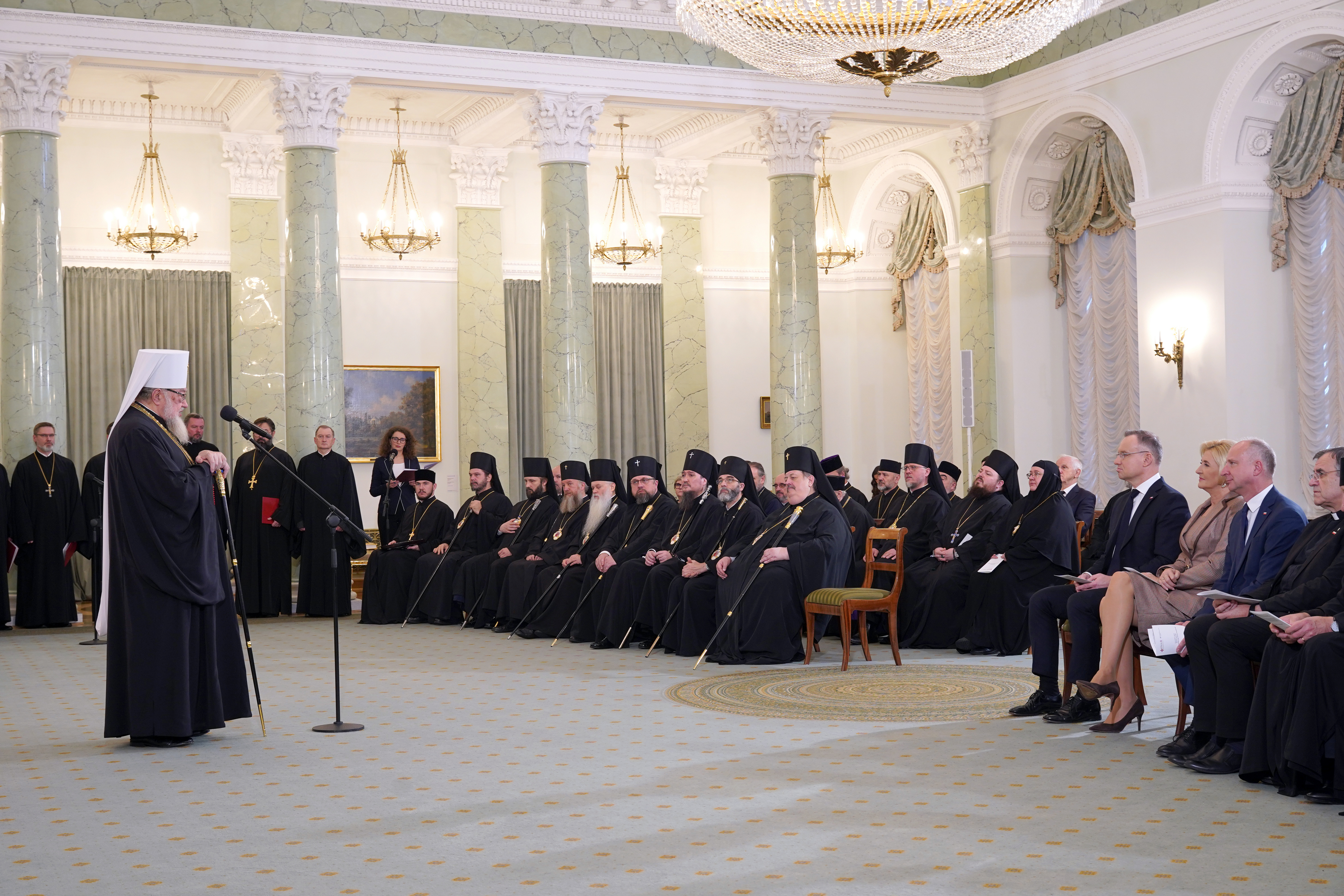 Anniversary meeting in Presidential Palace in Warsaw
