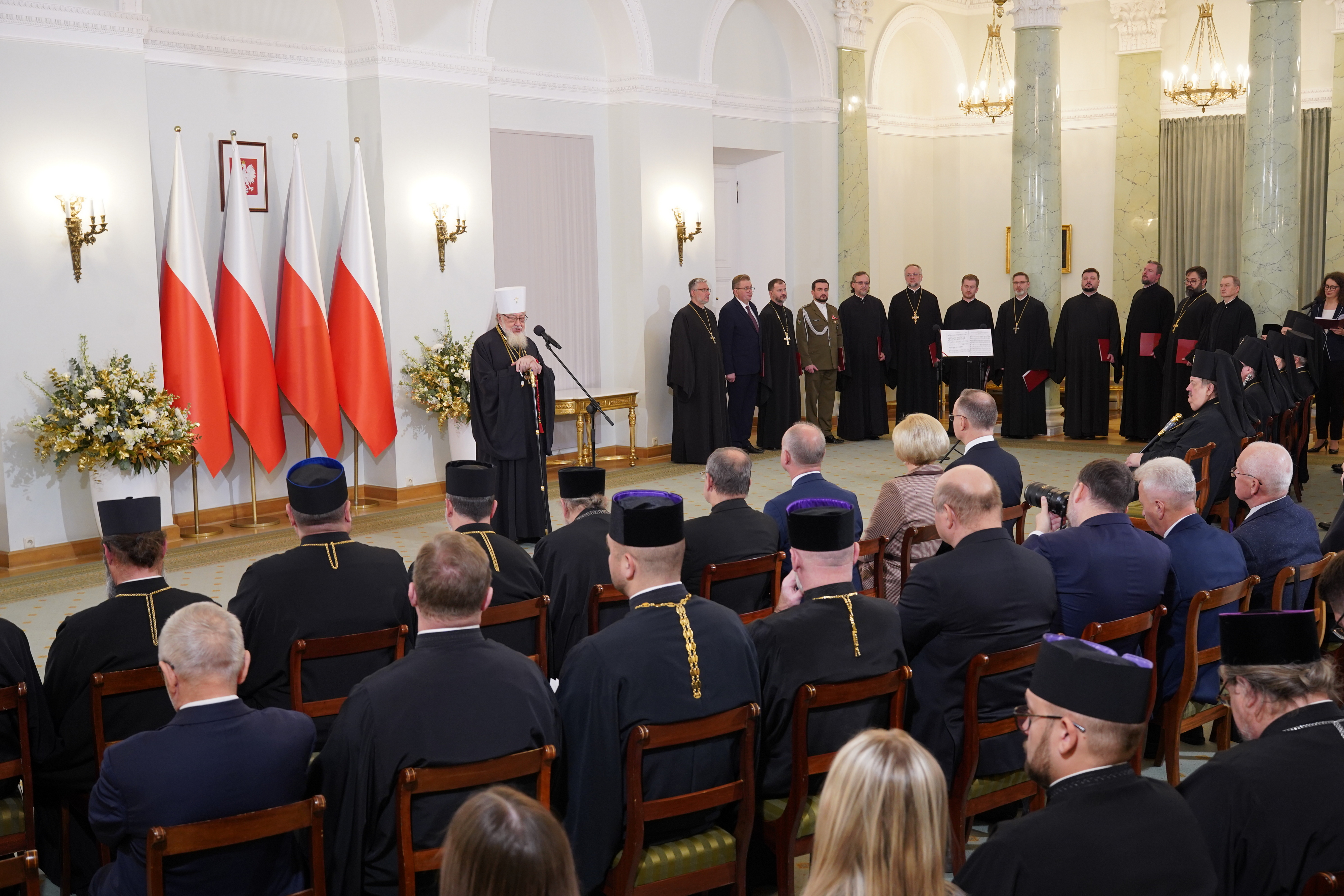 Anniversary meeting in Presidential Palace in Warsaw 