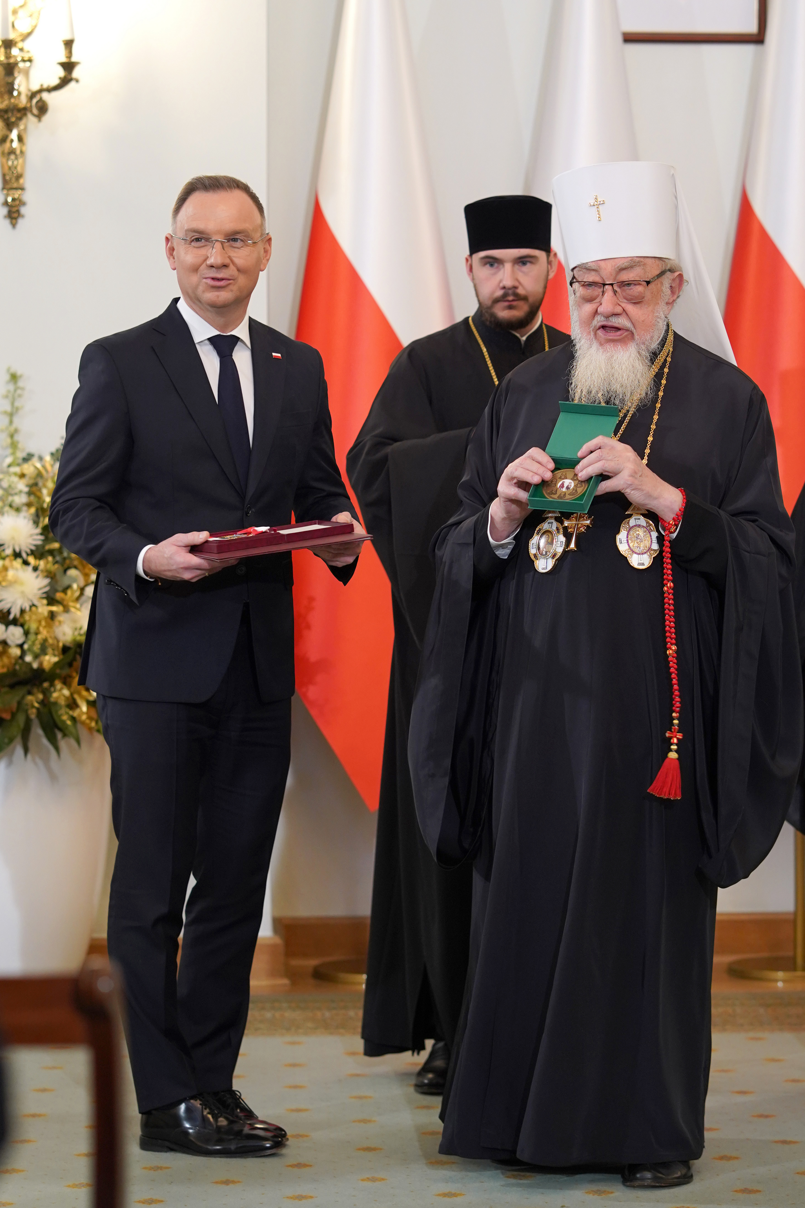 Anniversary meeting in Presidential Palace in Warsaw 