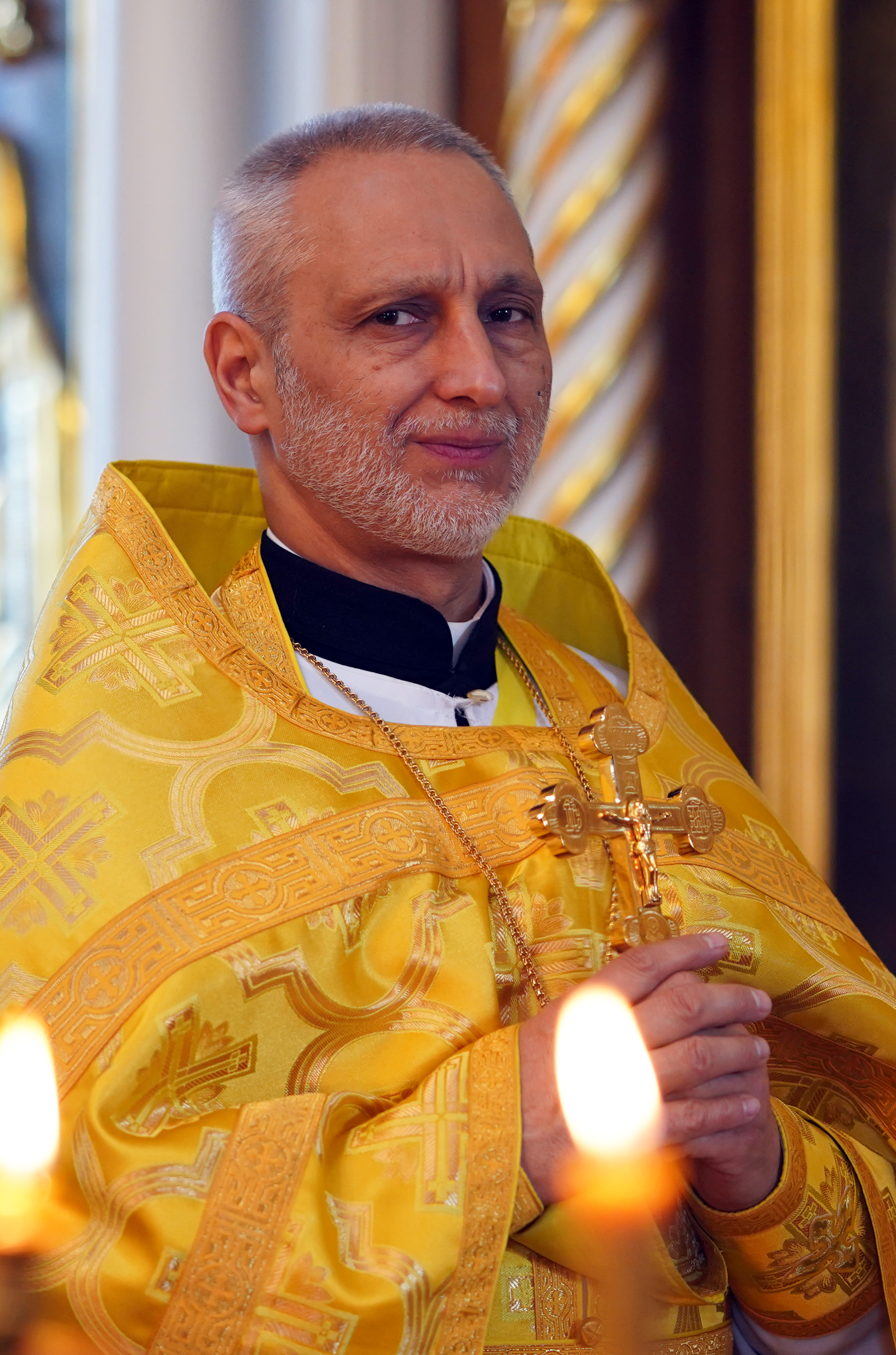 The Divine Liturgy in Ressurection Orthodox church in Bielsk Podlaski