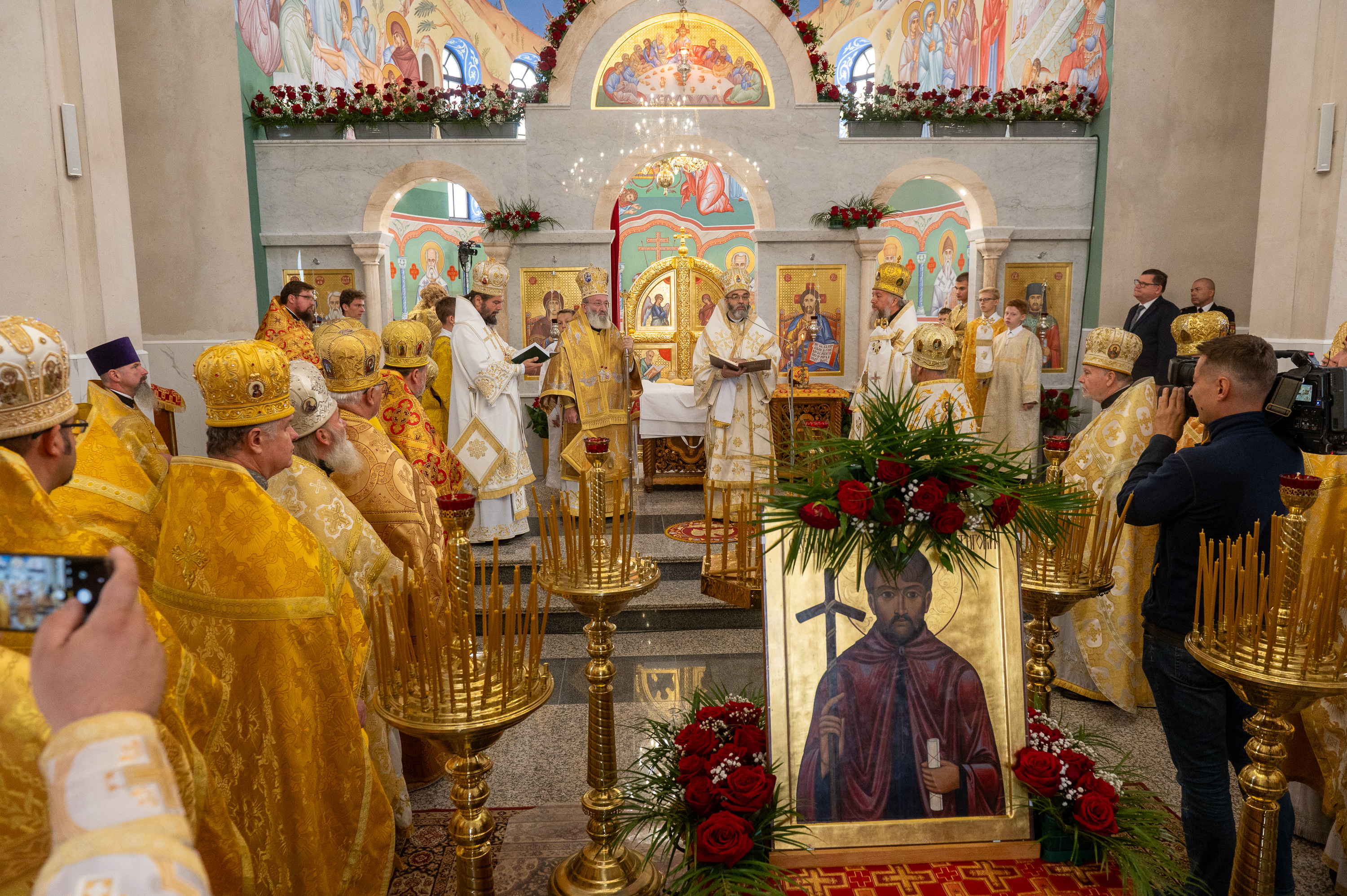 The consecration of St. Martyr Archimandrite Gregory Peradze Orthodox church in Białystok