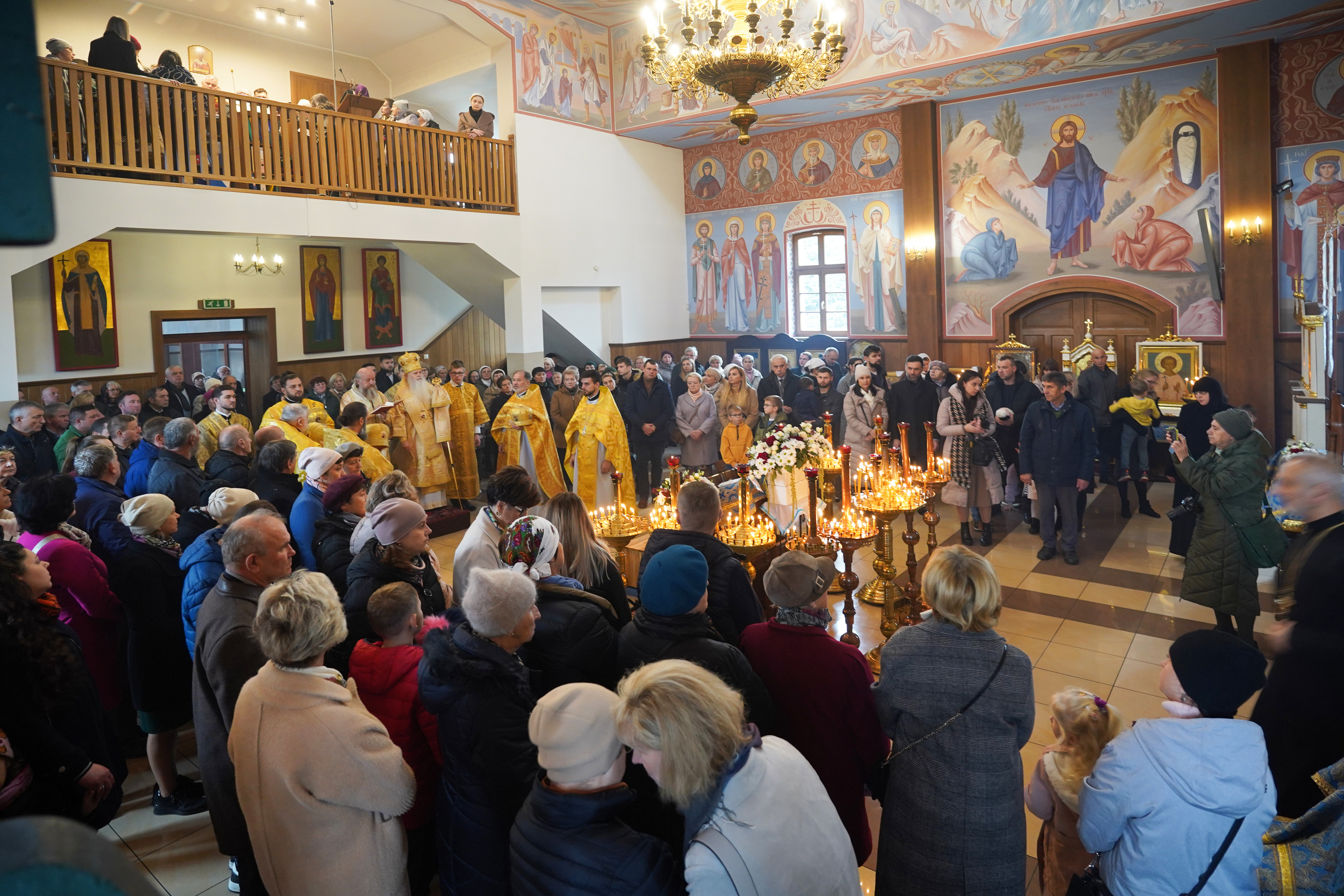 The Divine Liturgy in Ressurection Orthodox church in Bielsk Podlaski