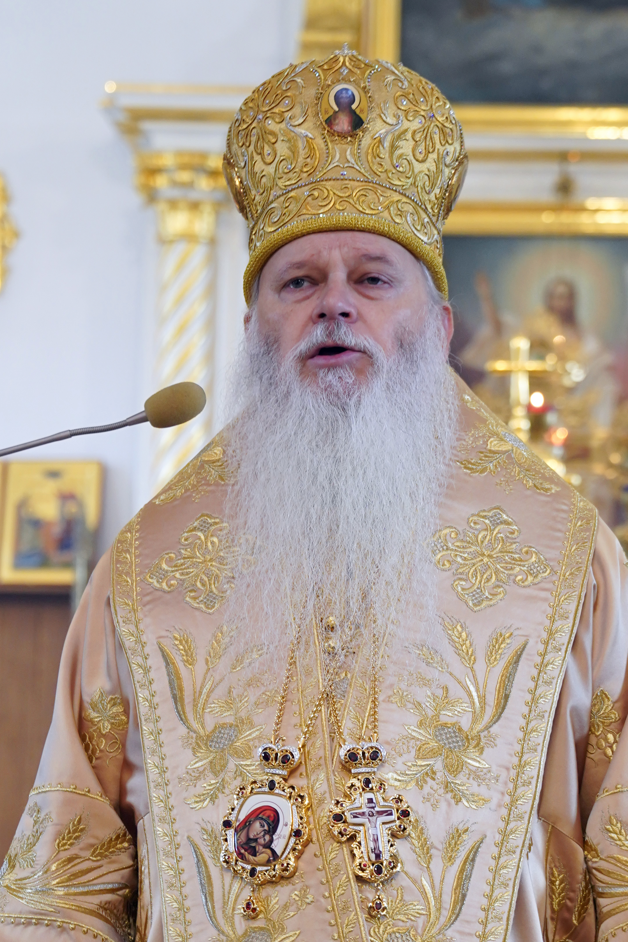 The Divine Liturgy in Ressurection Orthodox church in Bielsk Podlaski
