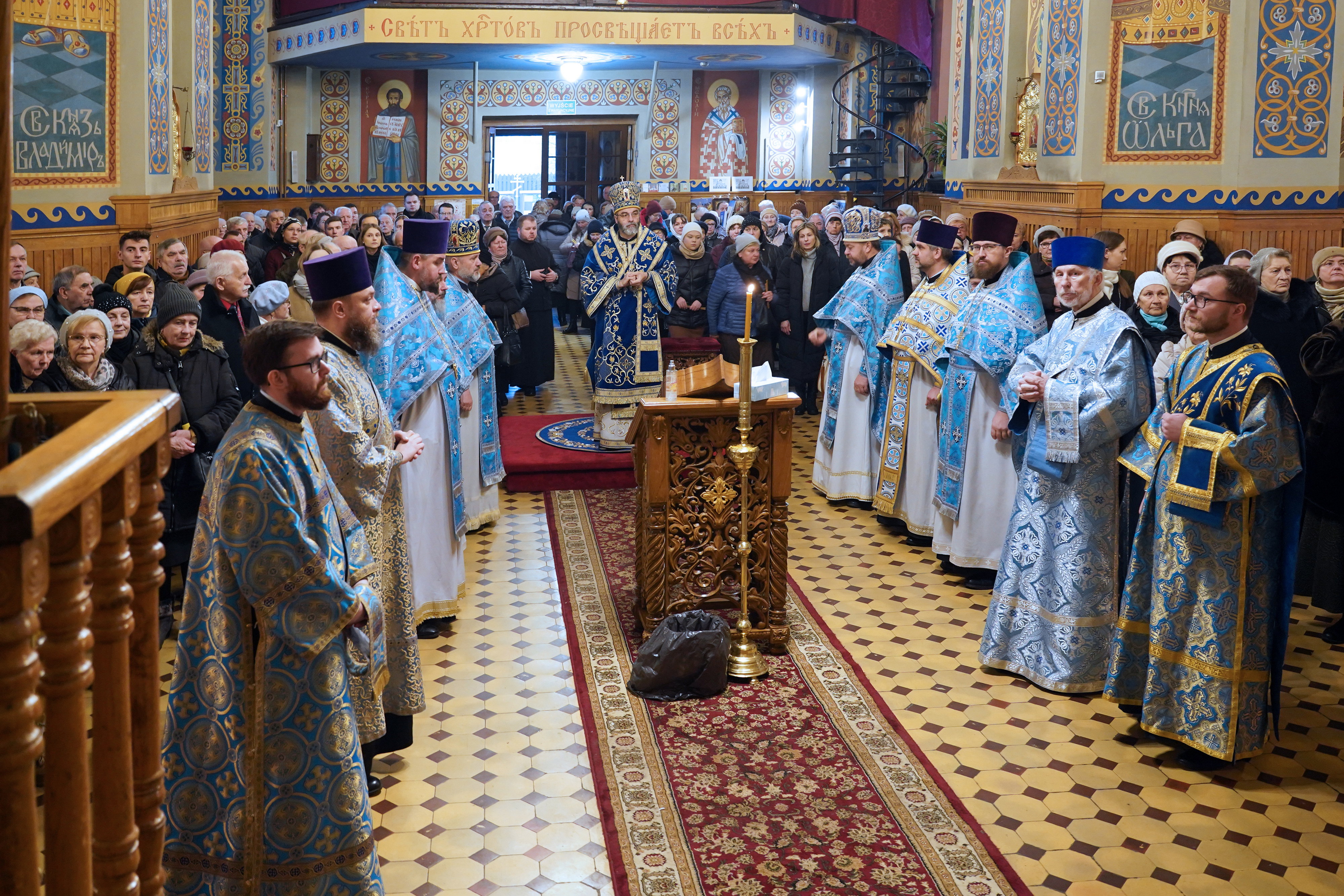 The Entry of the Most Holy Theotokos into the Temple feast in St. Nicholas Cathedral in Białystok