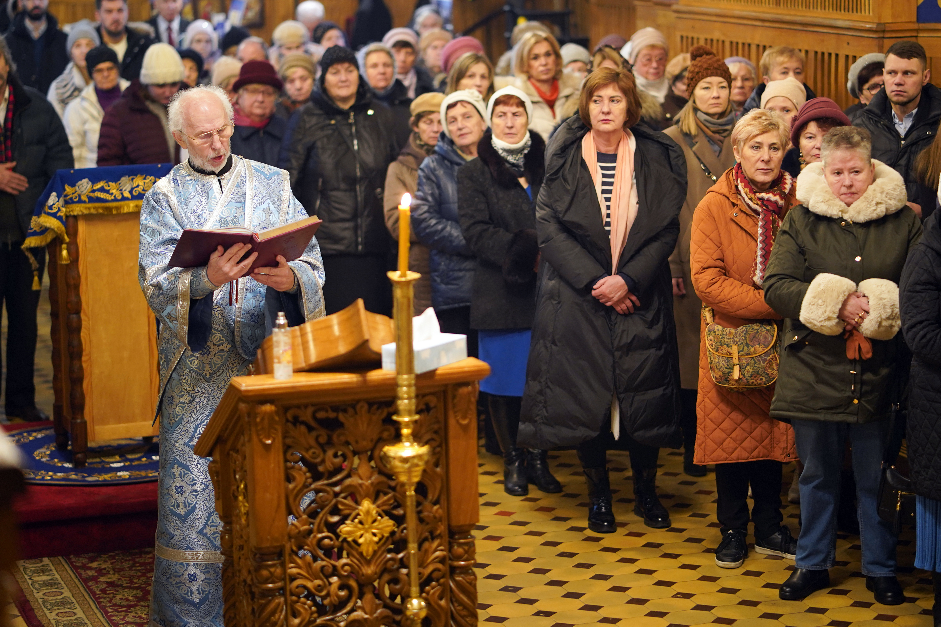 The Entry of the Most Holy Theotokos into the Temple feast in St. Nicholas Cathedral in Białys