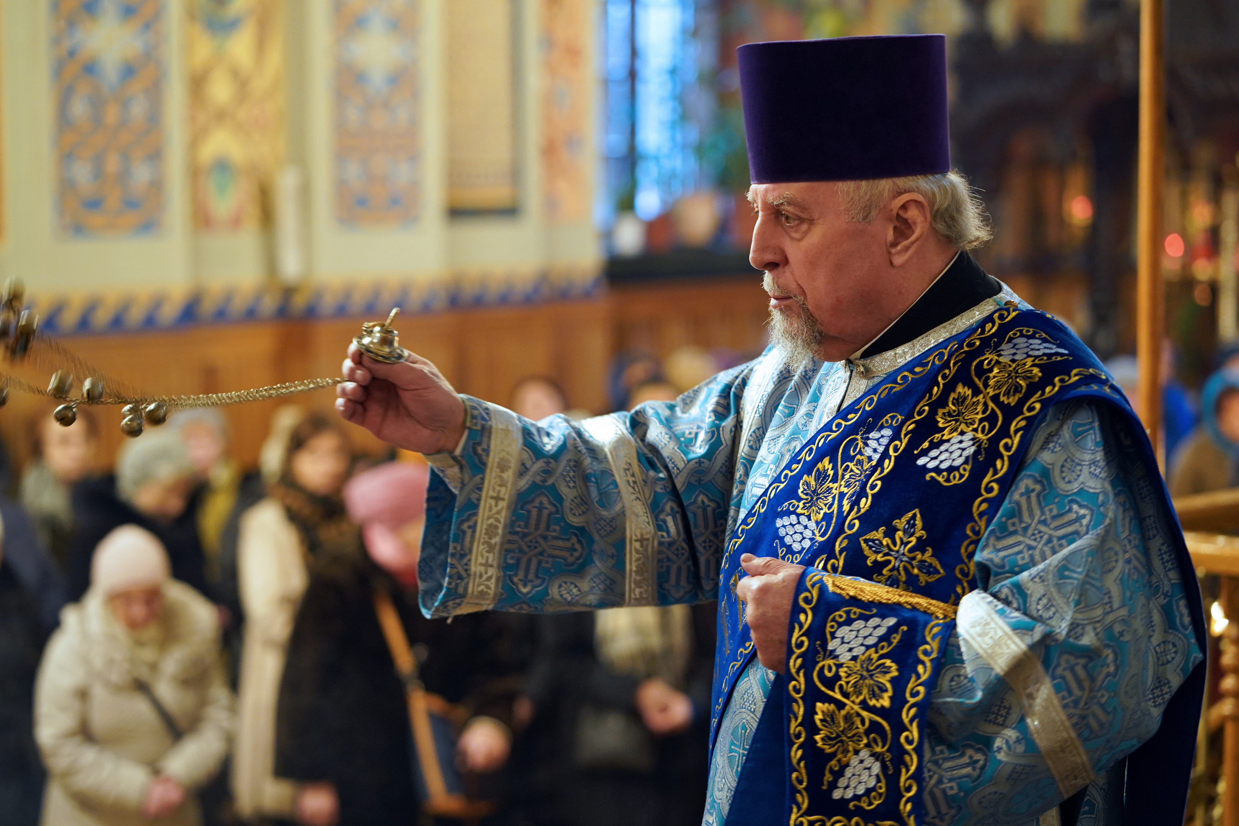The Entry of the Most Holy Theotokos into the Temple feast in St. Nicholas Cathedral in Białys
