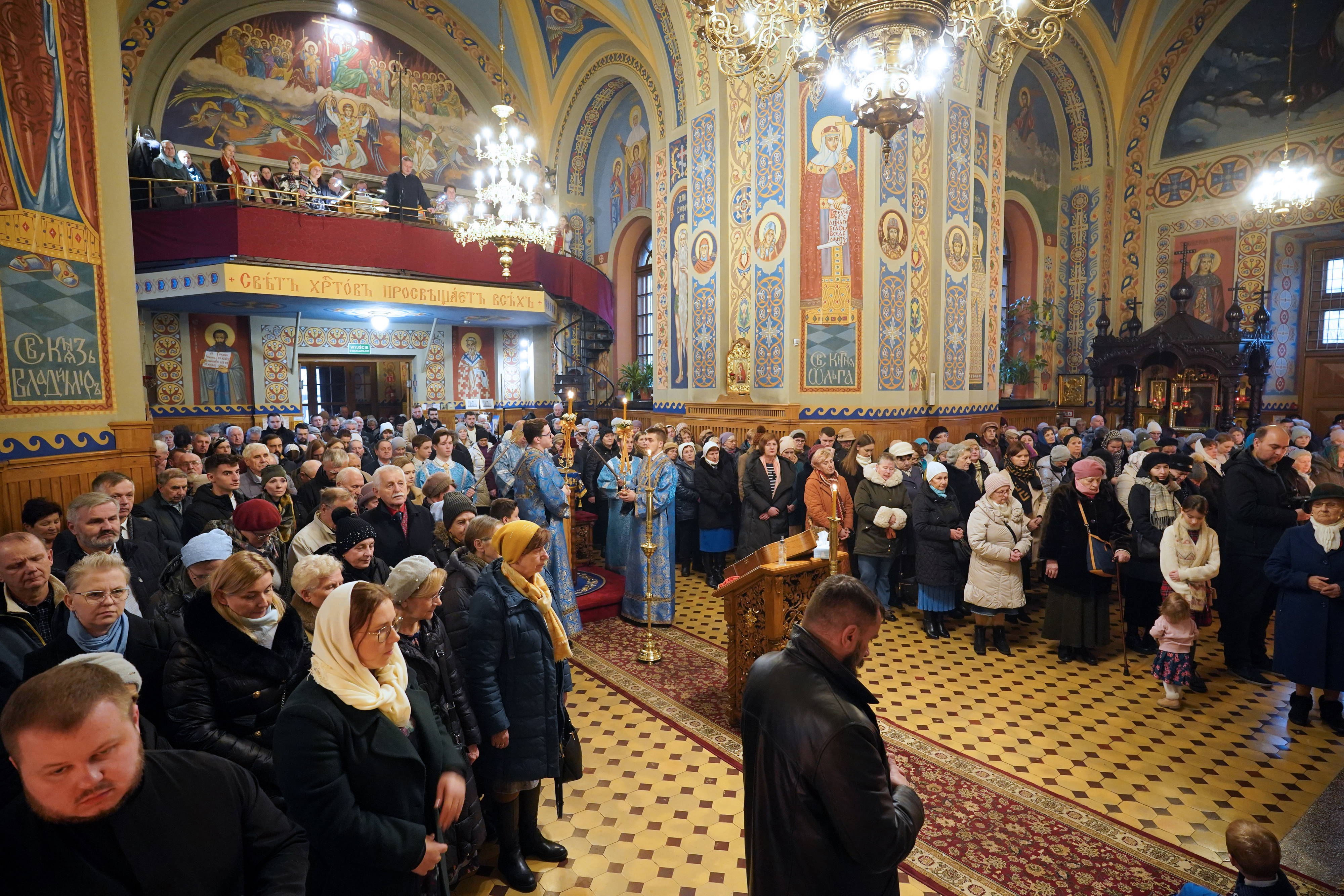 The Entry of the Most Holy Theotokos into the Temple feast in St. Nicholas Cathedral in Białys