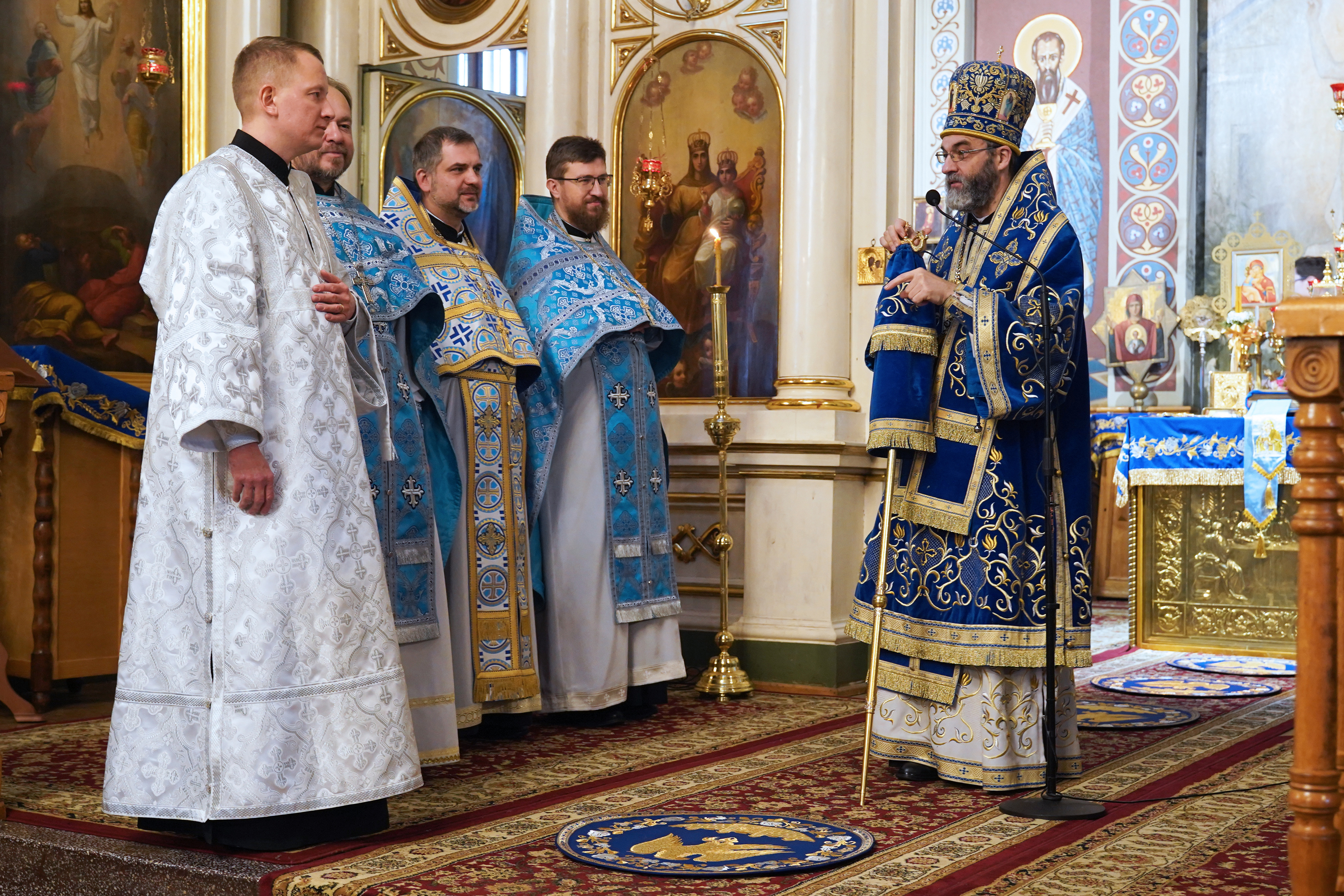 The Entry of the Most Holy Theotokos into the Temple feast in St. Nicholas Cathedral in Białystok 
