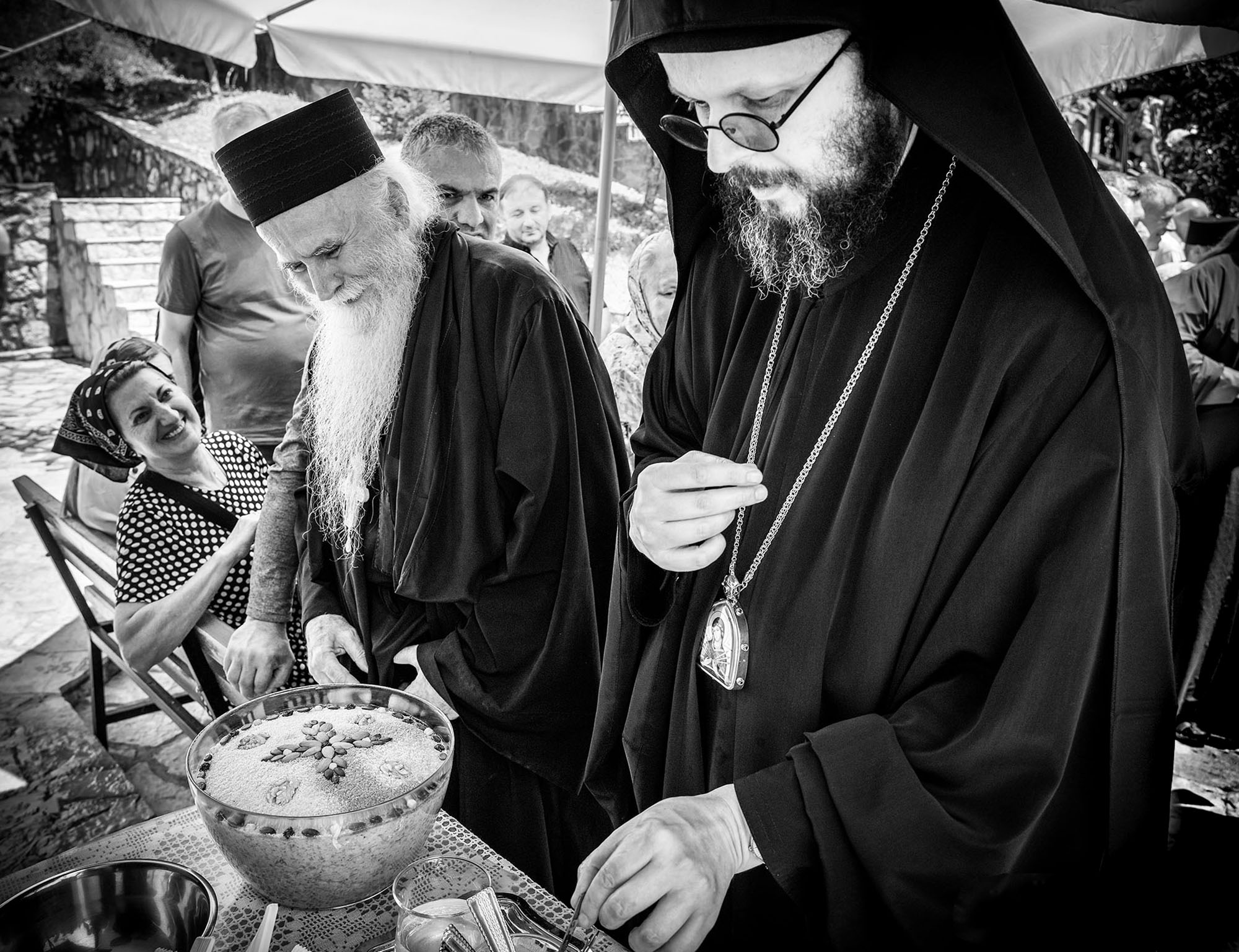 Владика Дамаскин и јеромонах Стефан