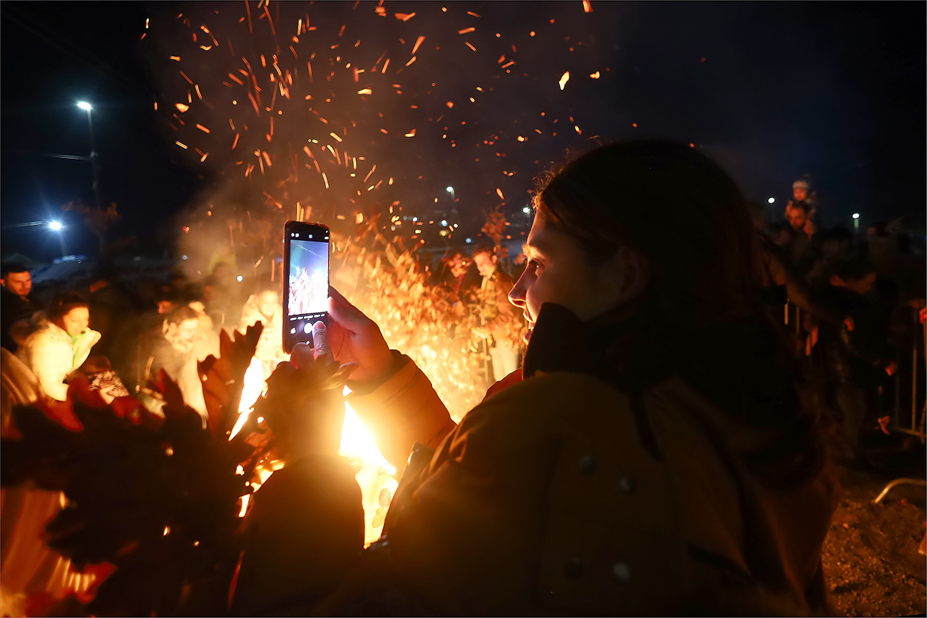 Christmas Eve in Serbia.