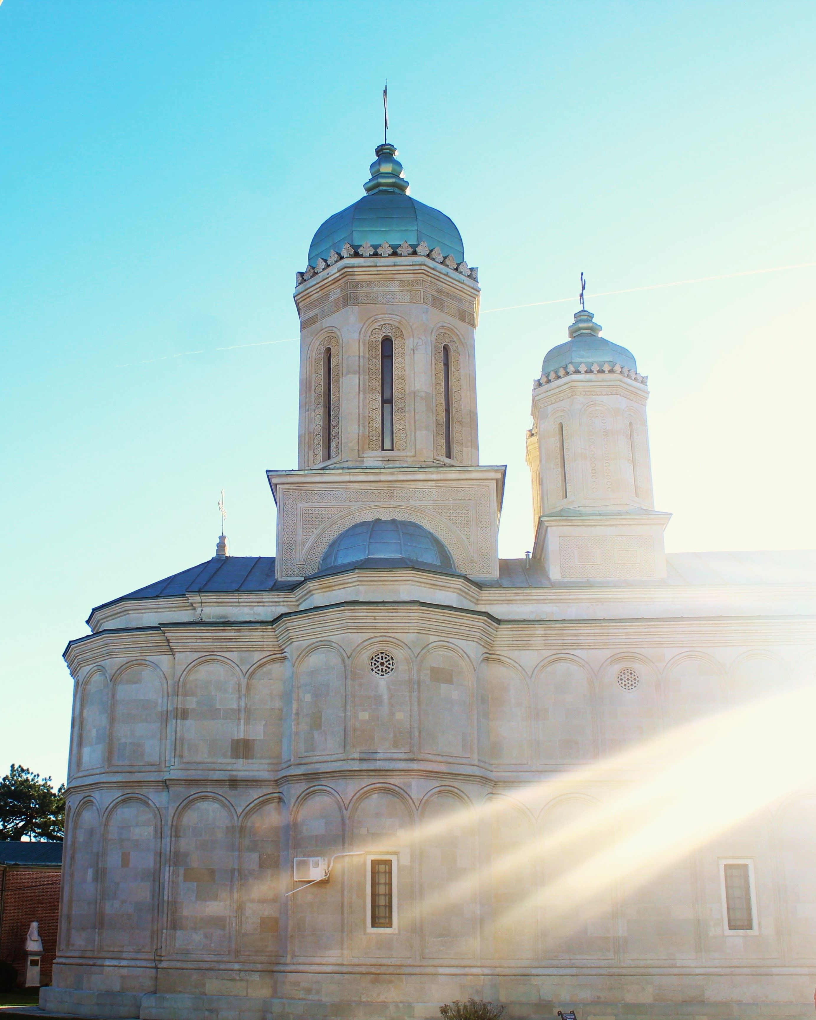 Sunshine over Dealu Monastery