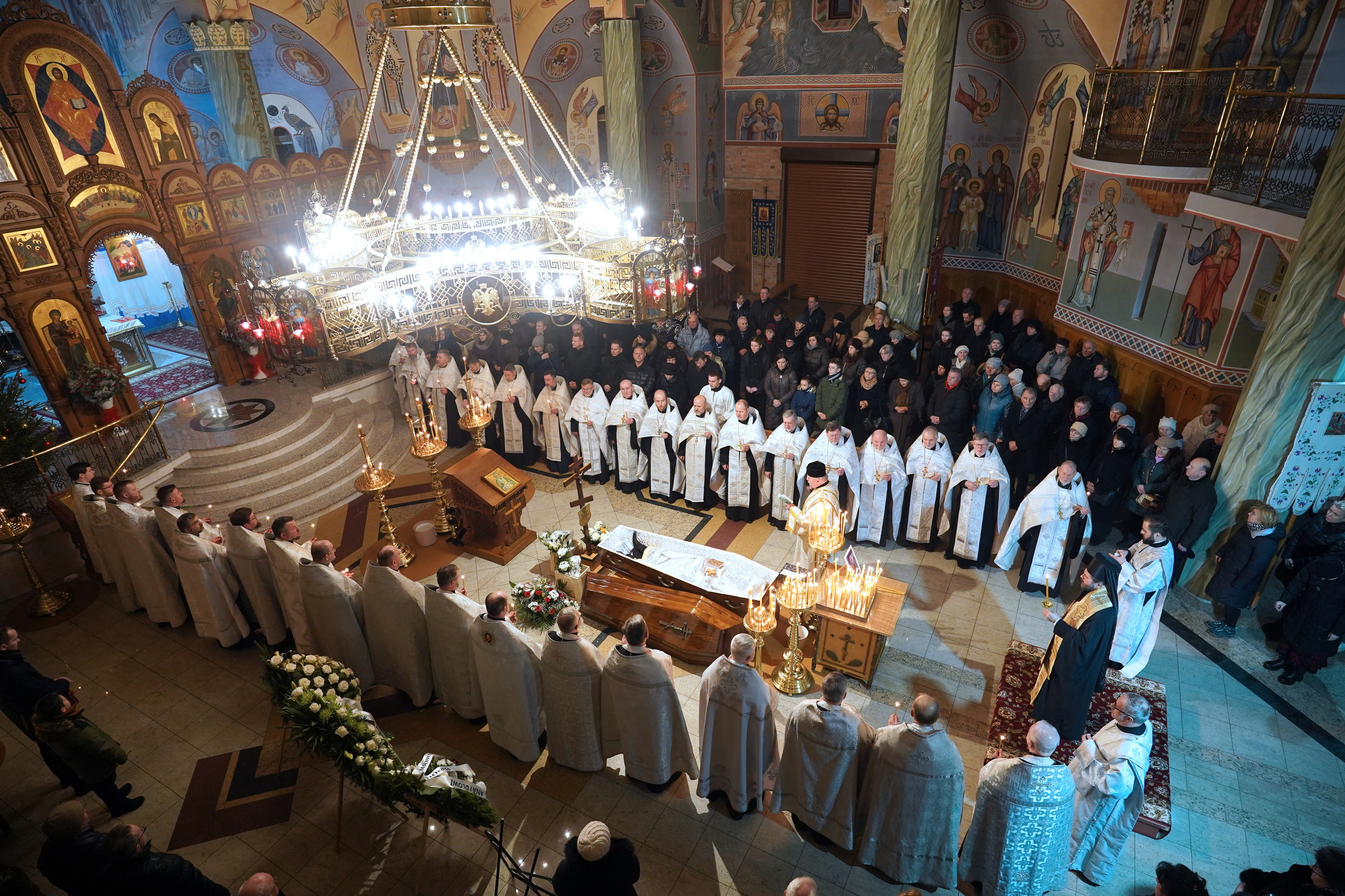 Funeral service of Fr. Anatol Ławreszuk