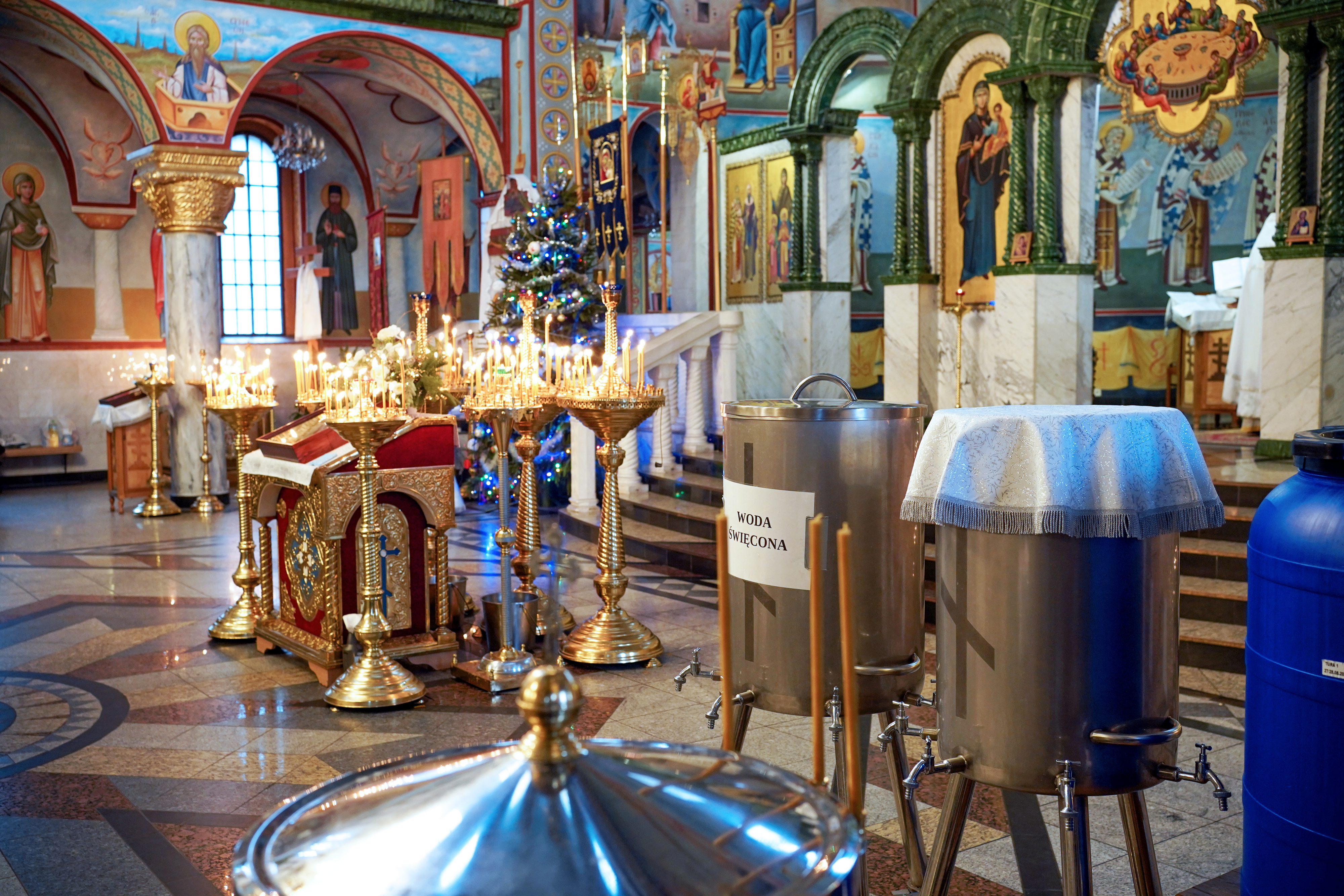 Epiphany Eve in Hagia Sophia Orthodox Church in Białystok, 2025