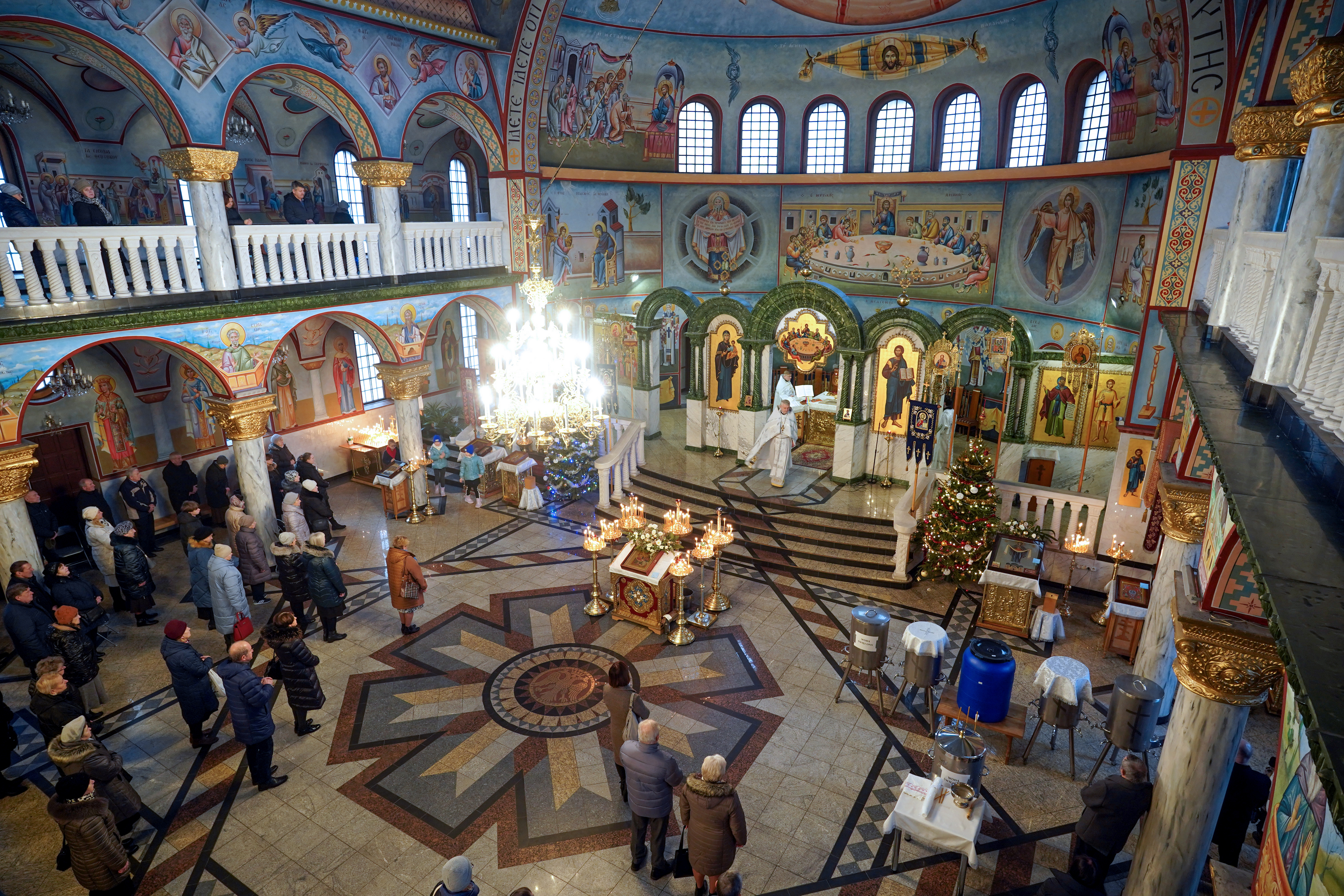 Epiphany Eve in Hagia Sophia Orthodox Church in Białystok, 2025