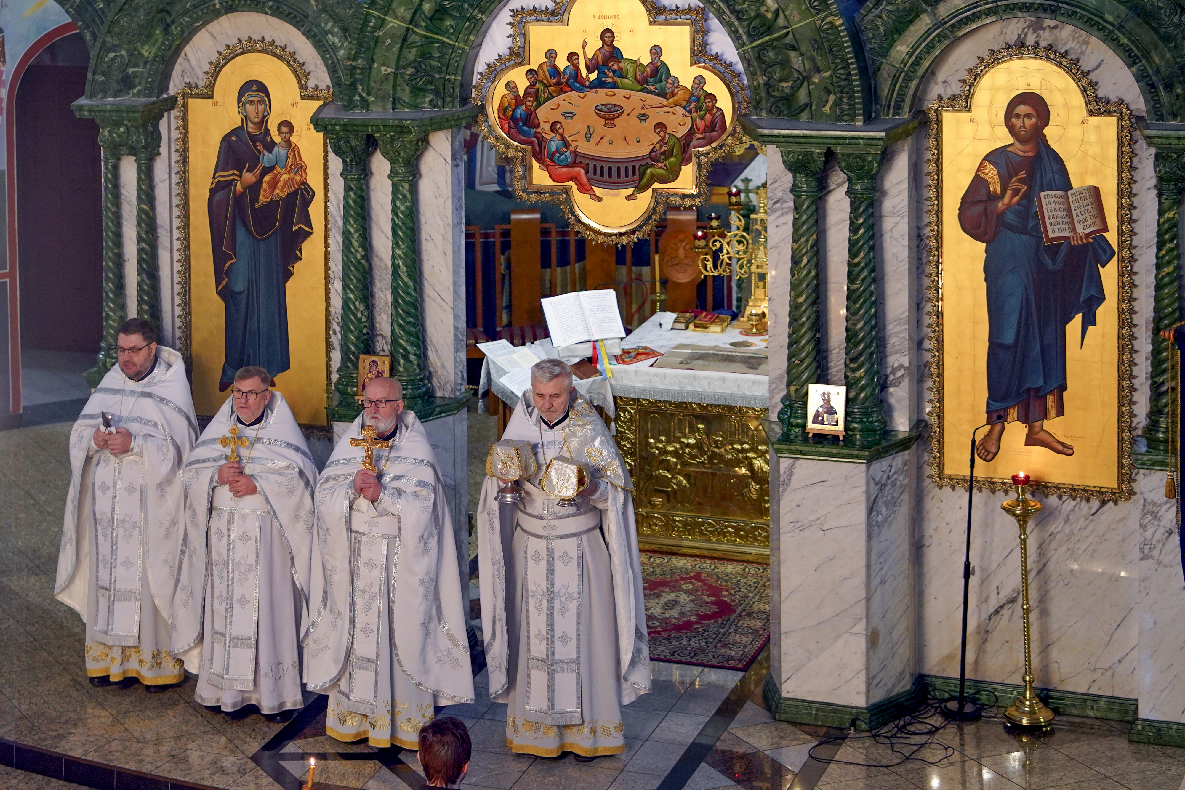 Epiphany Eve in Hagia Sophia Orthodox Church in Białystok, 2025