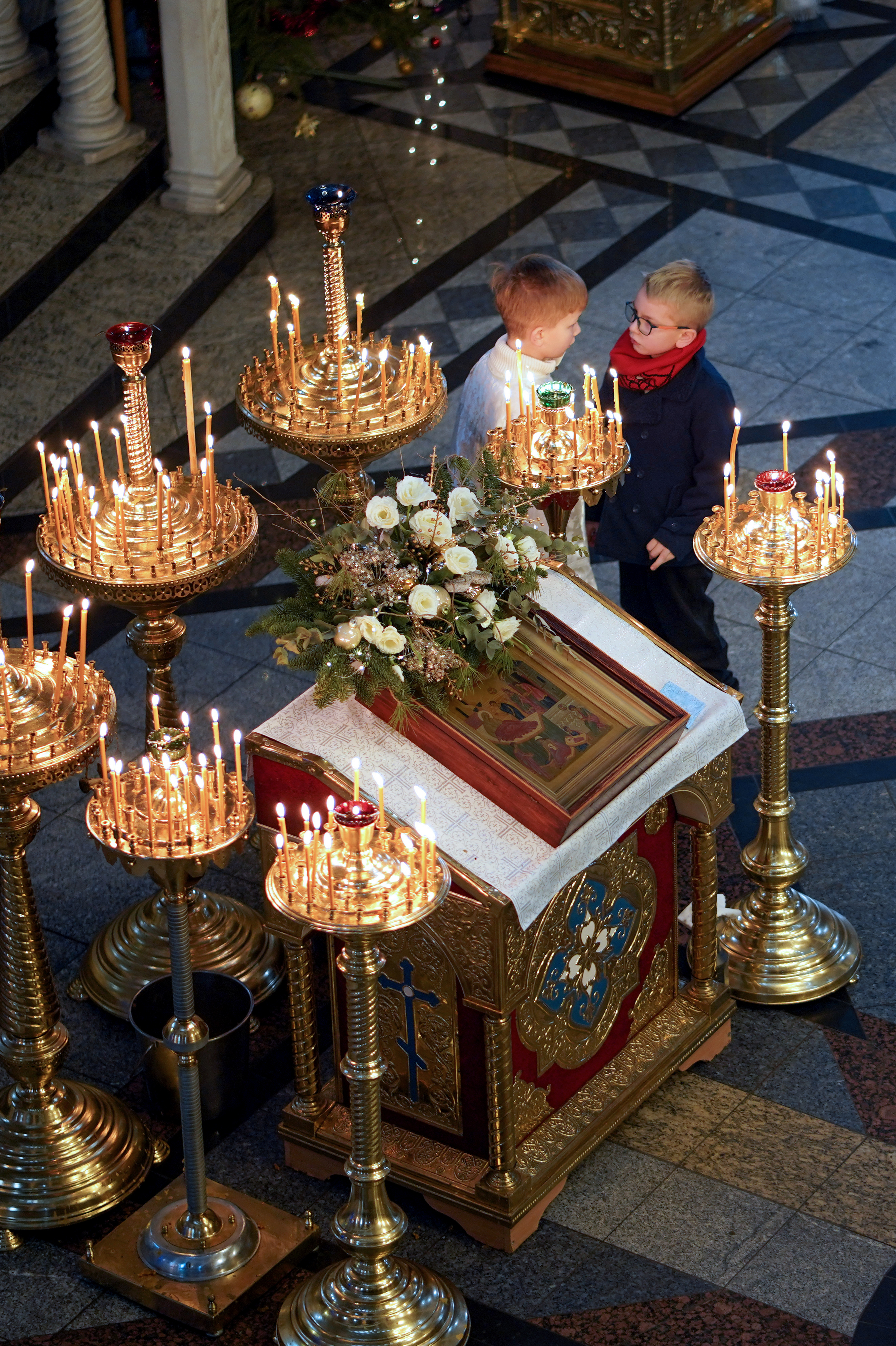 Epiphany Eve in Hagia Sophia Orthodox Church in Białystok, 2025