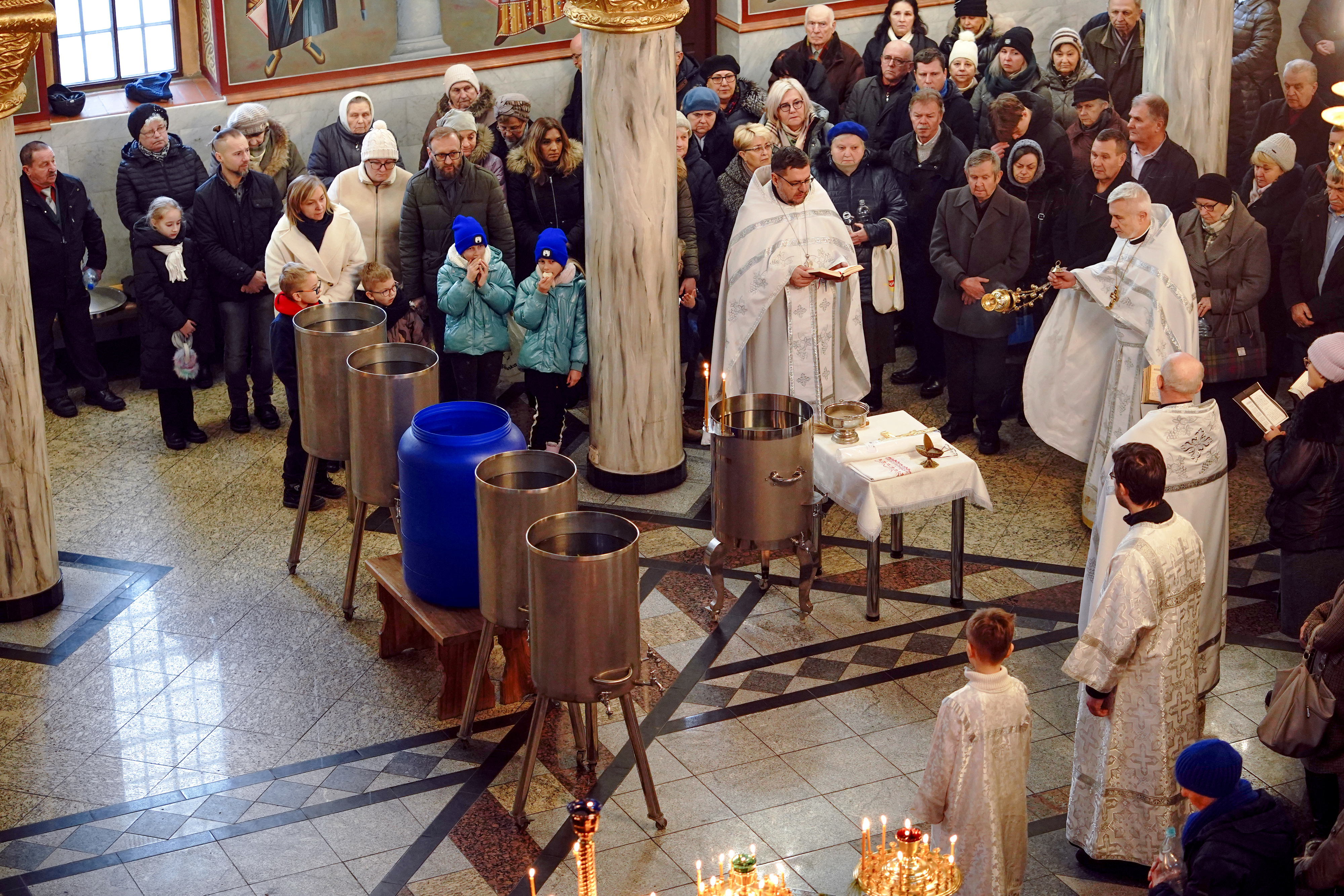 Epiphany Eve in Hagia Sophia Orthodox Church in Białystok, 2025