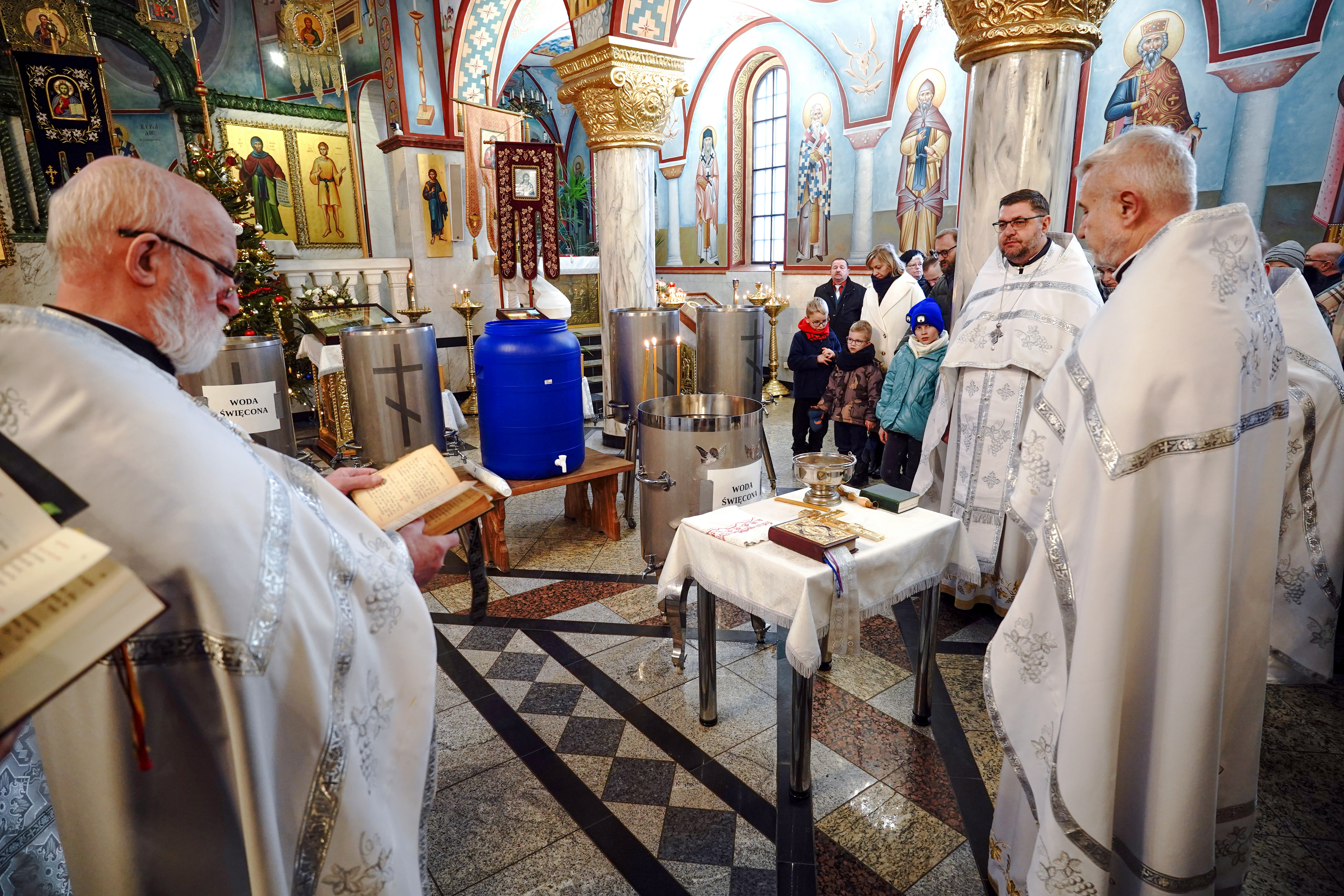 Epiphany Eve in Hagia Sophia Orthodox Church in Białystok, 2025
