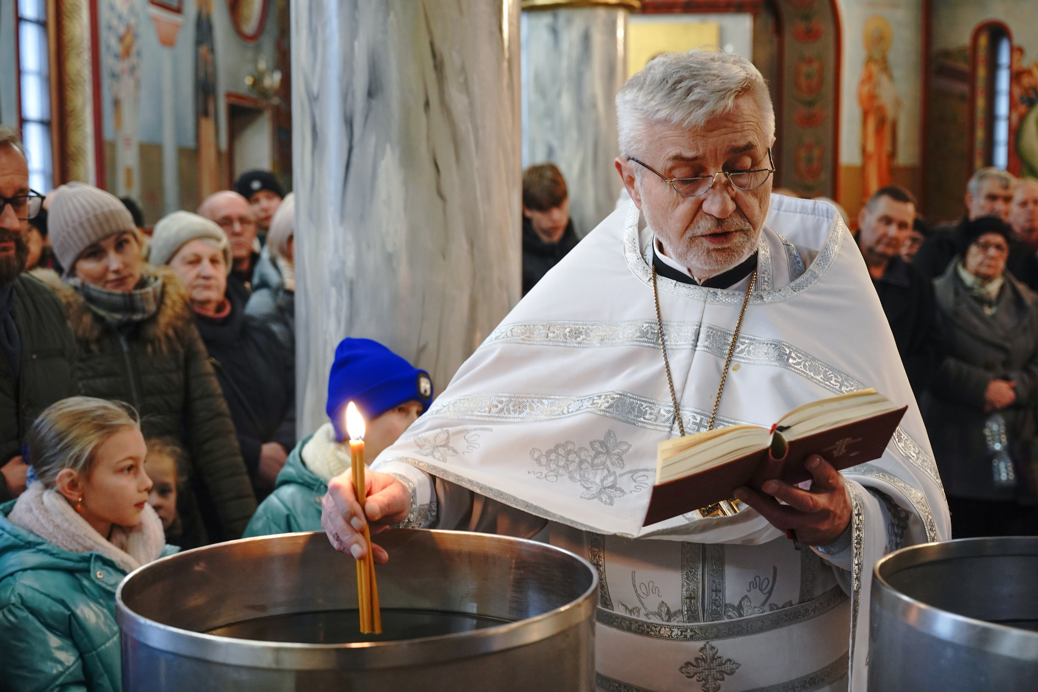 Epiphany Eve in Hagia Sophia Orthodox Church in Białystok, 2025