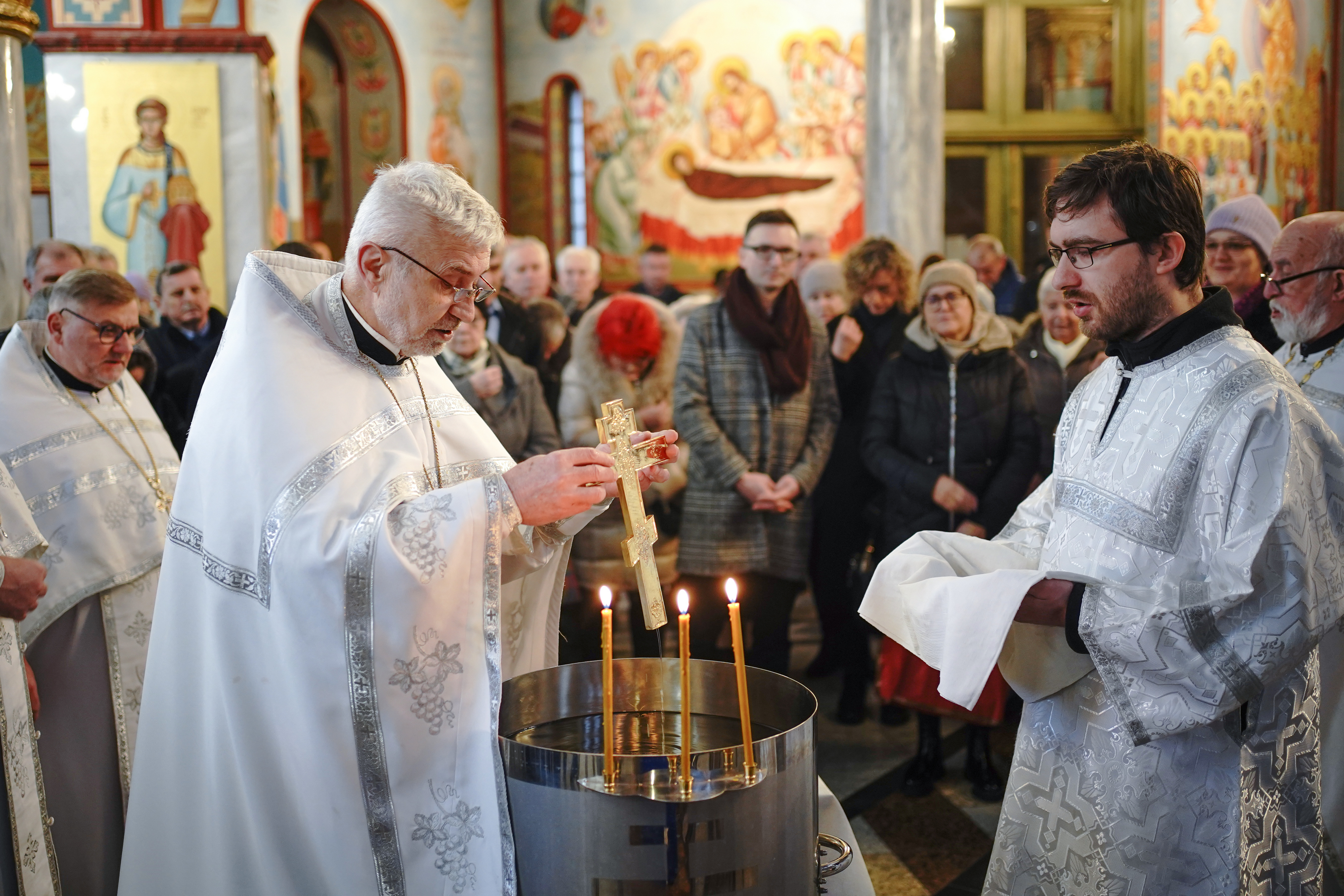 Epiphany Eve in Hagia Sophia Orthodox Church in Białystok, 2025