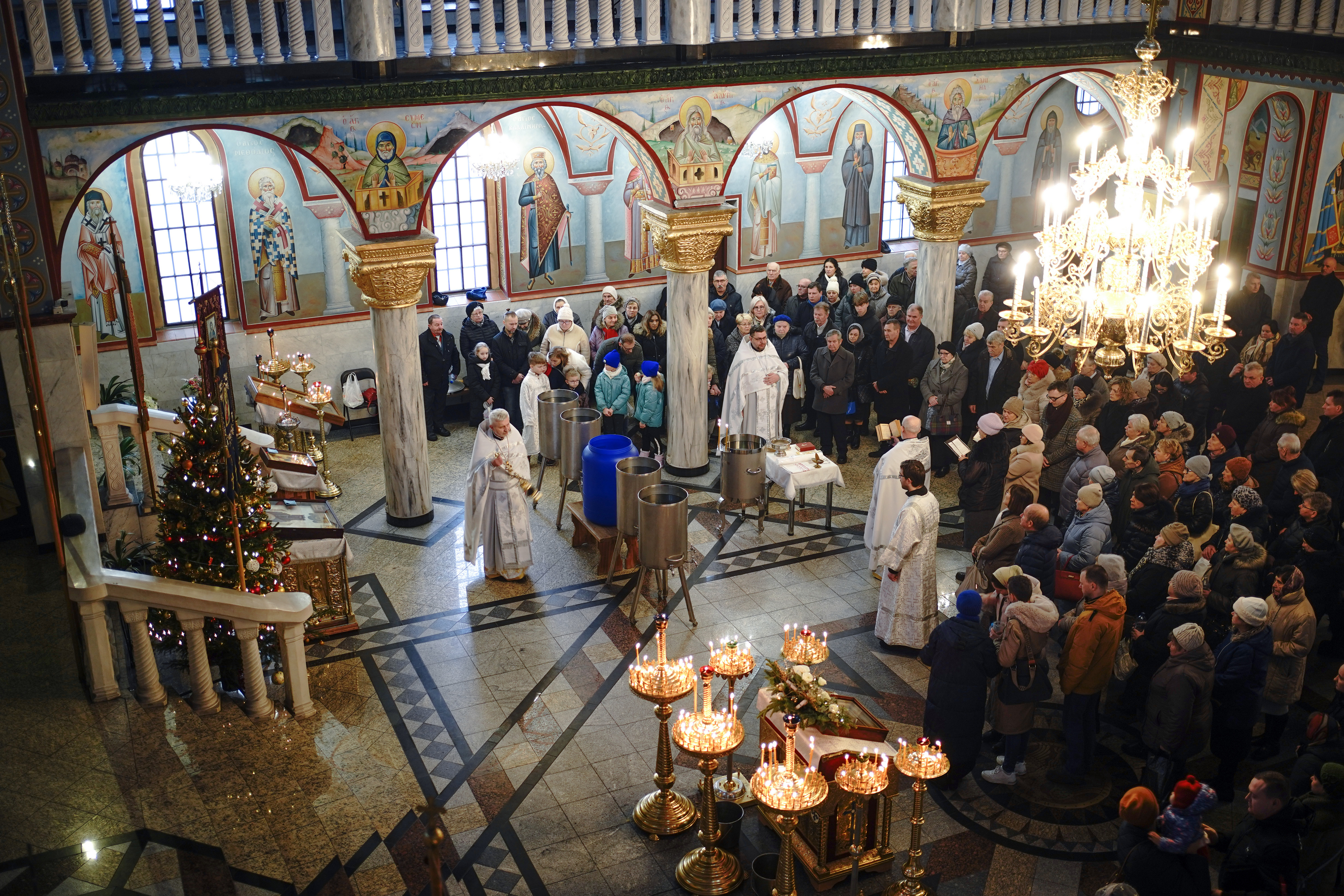 Epiphany Eve in Hagia Sophia Orthodox Church in Białystok, 2025
