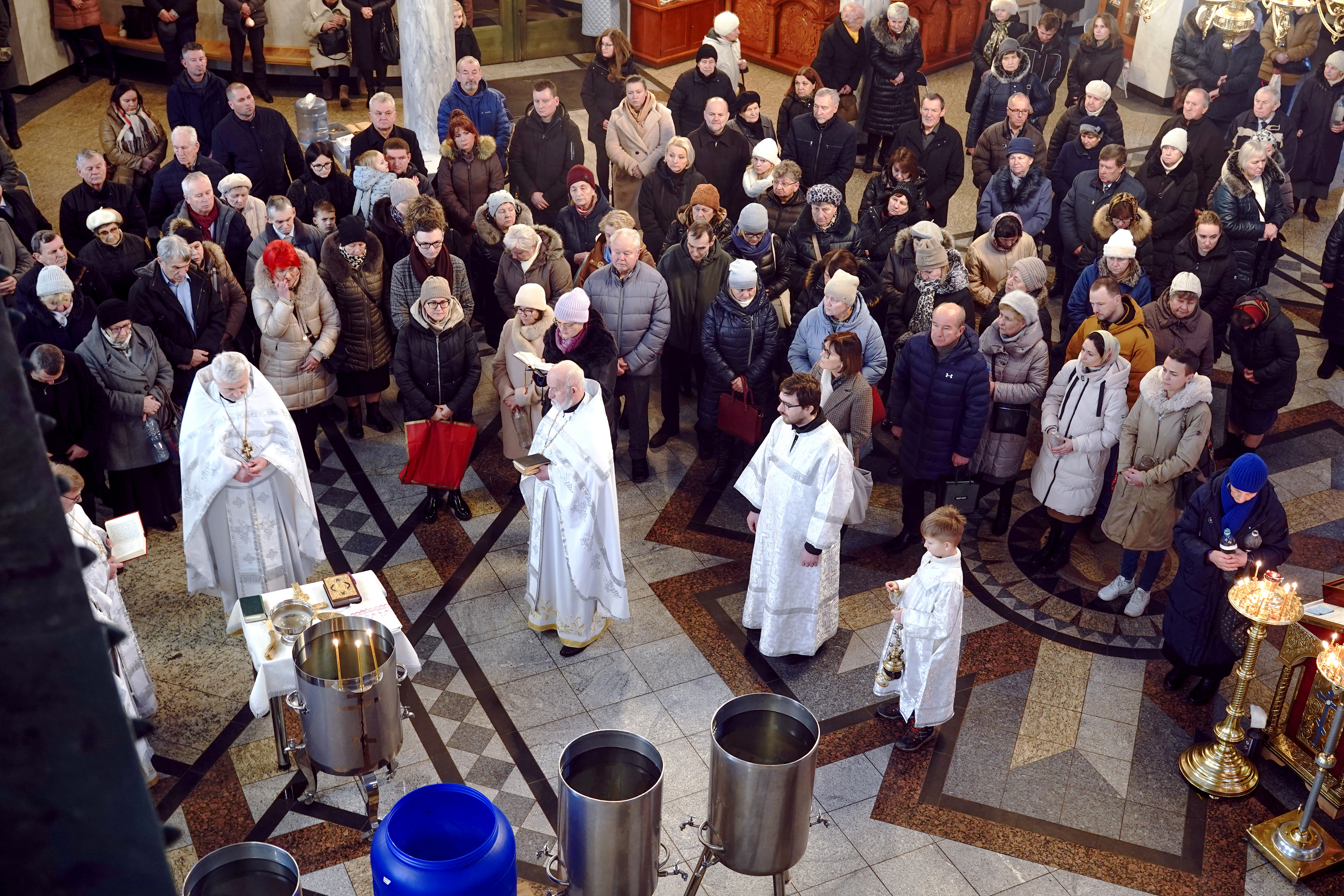 Epiphany Eve in Hagia Sophia Orthodox Church in Białystok, 2025