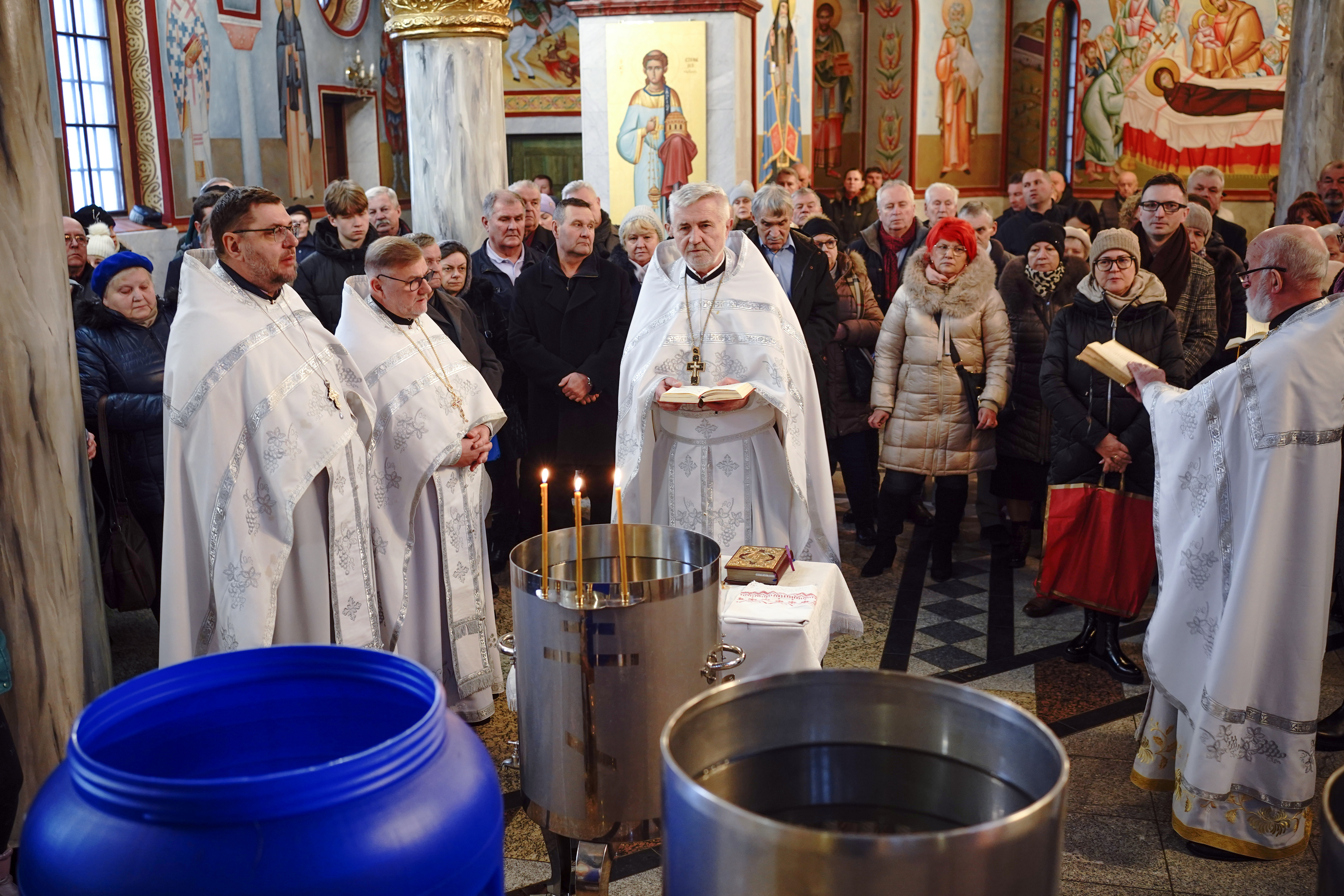 Epiphany Eve in Hagia Sophia Orthodox Church in Białystok, 2025