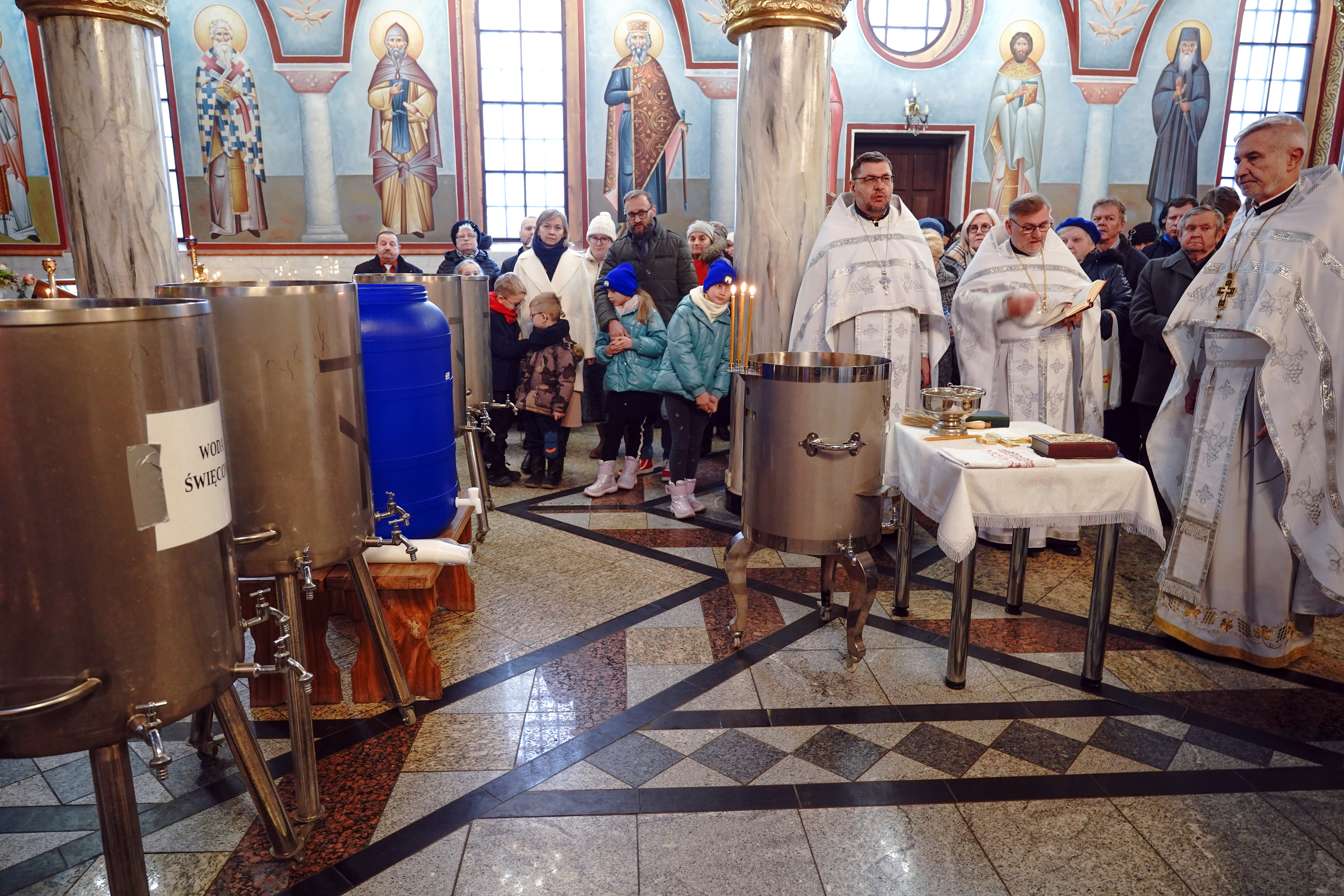Epiphany Eve in Hagia Sophia Orthodox Church in Białystok, 2025