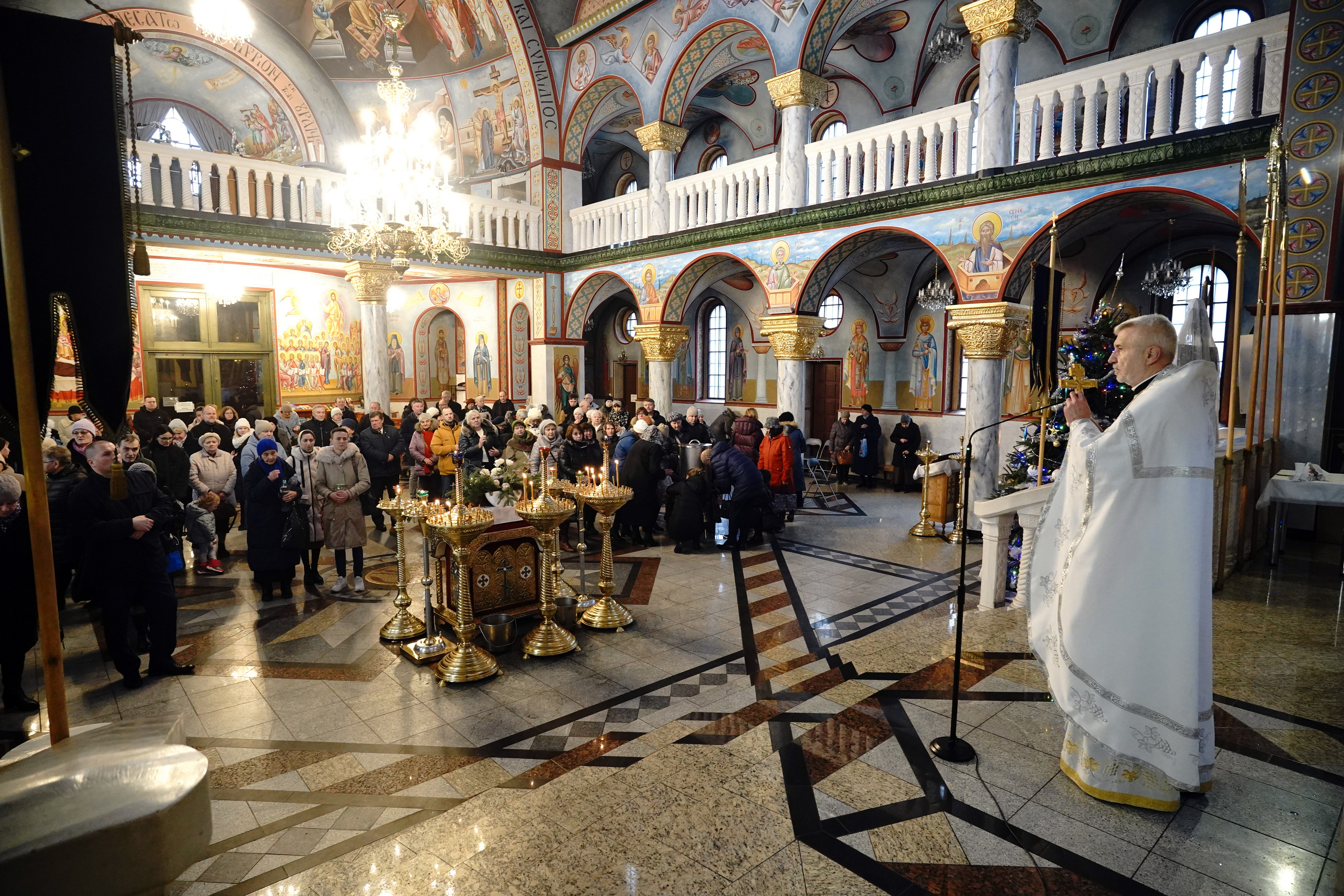 Epiphany Eve in Hagia Sophia Orthodox Church in Białystok, 2025