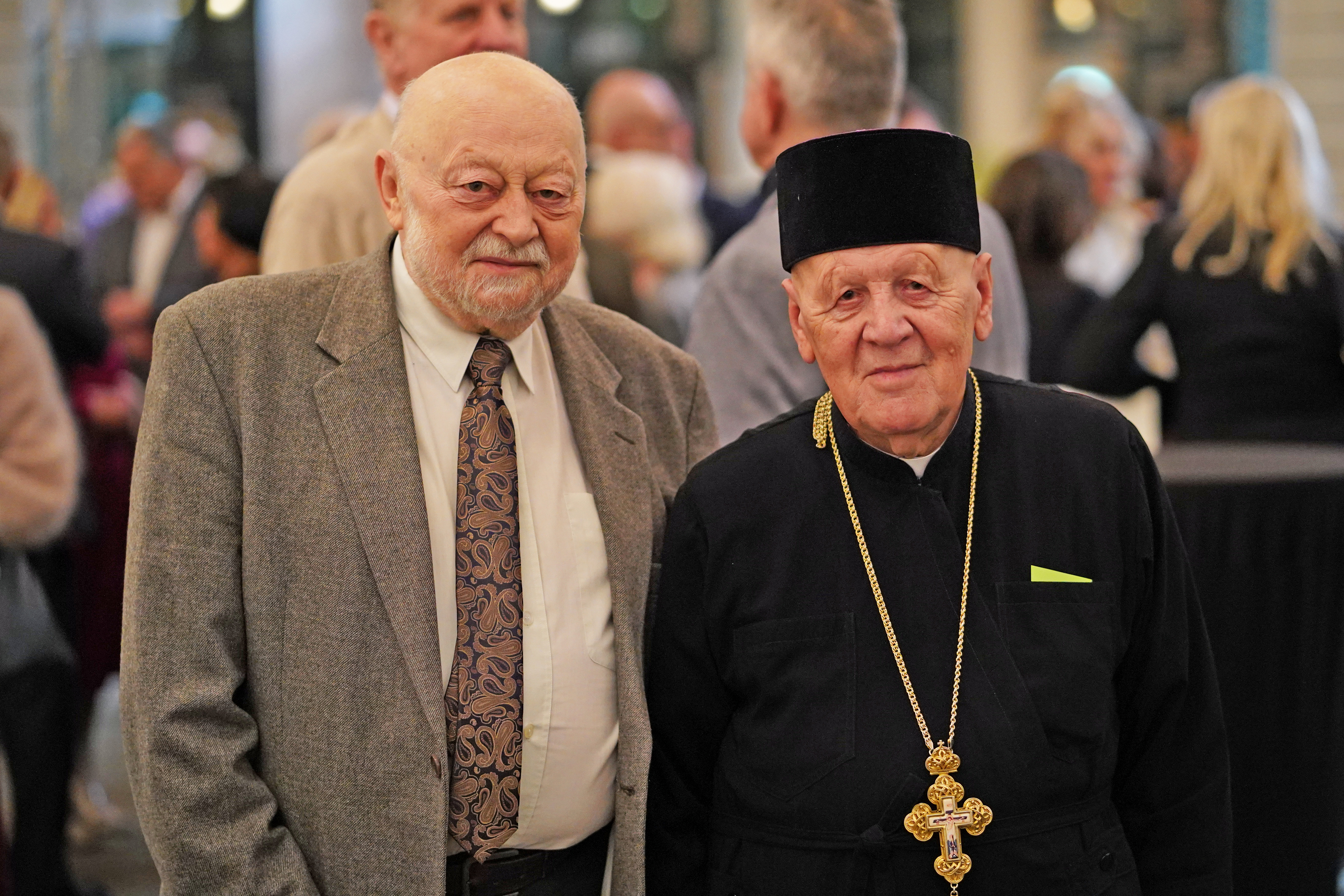 Prof. Aleksander Naumow and Fr. Jan Jaroszuk