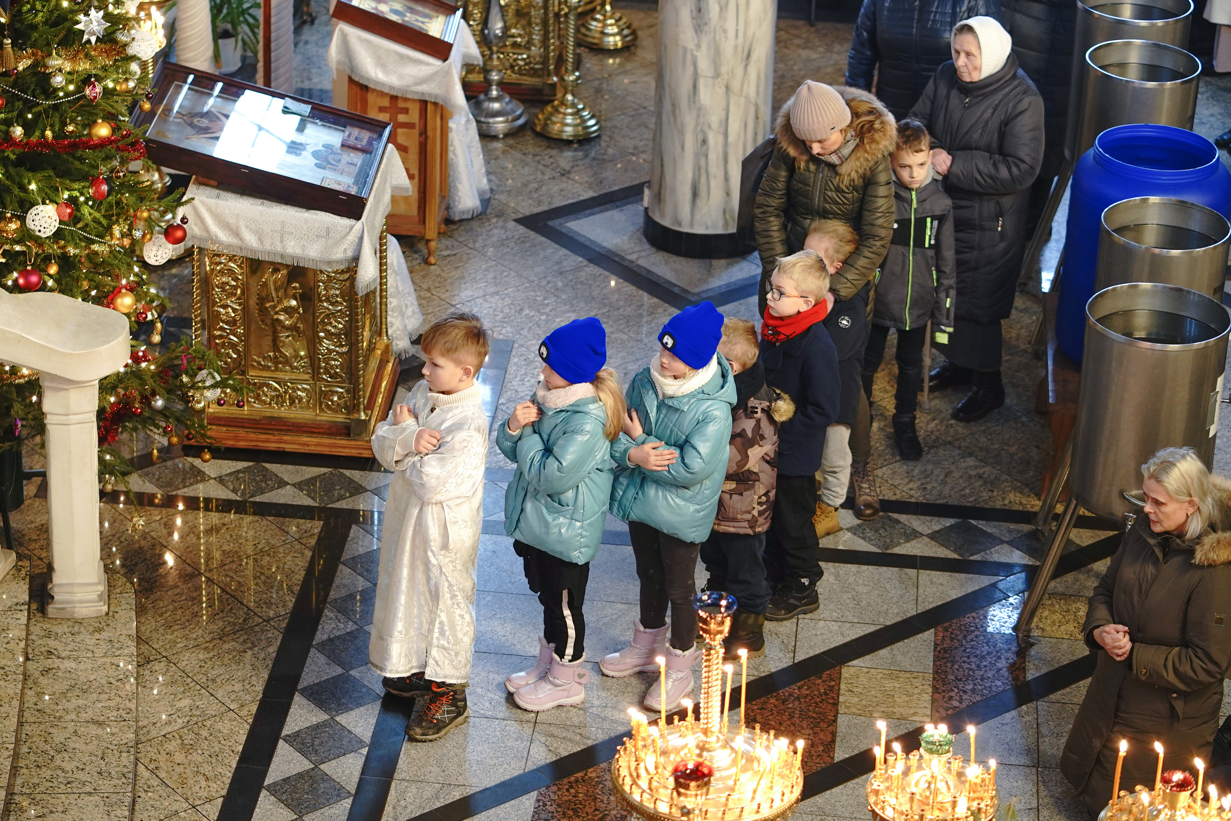 Epiphany Eve in Hagia Sophia Orthodox Church in Białystok, 2025