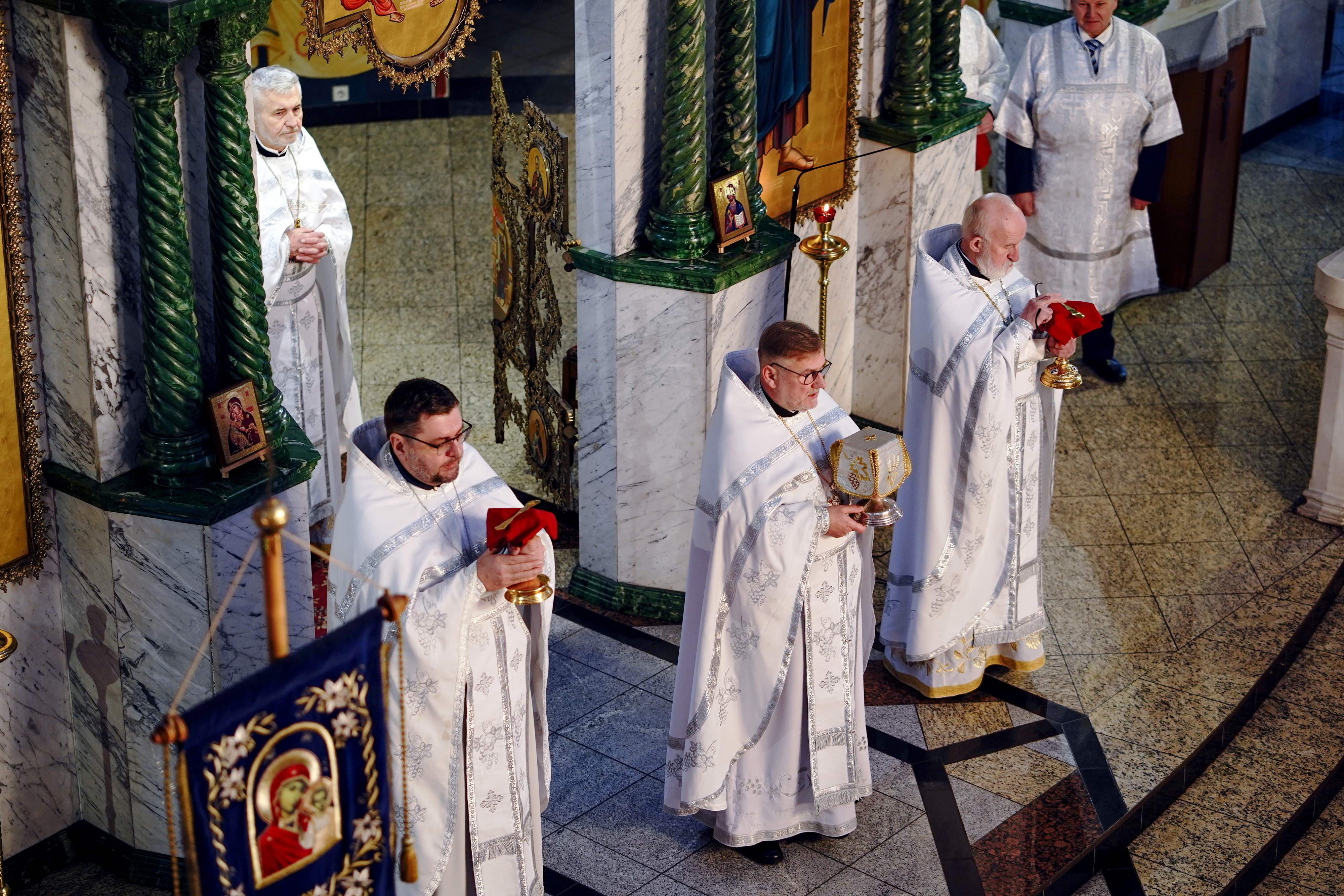 Epiphany Eve in Hagia Sophia Orthodox Church in Białystok, 2025