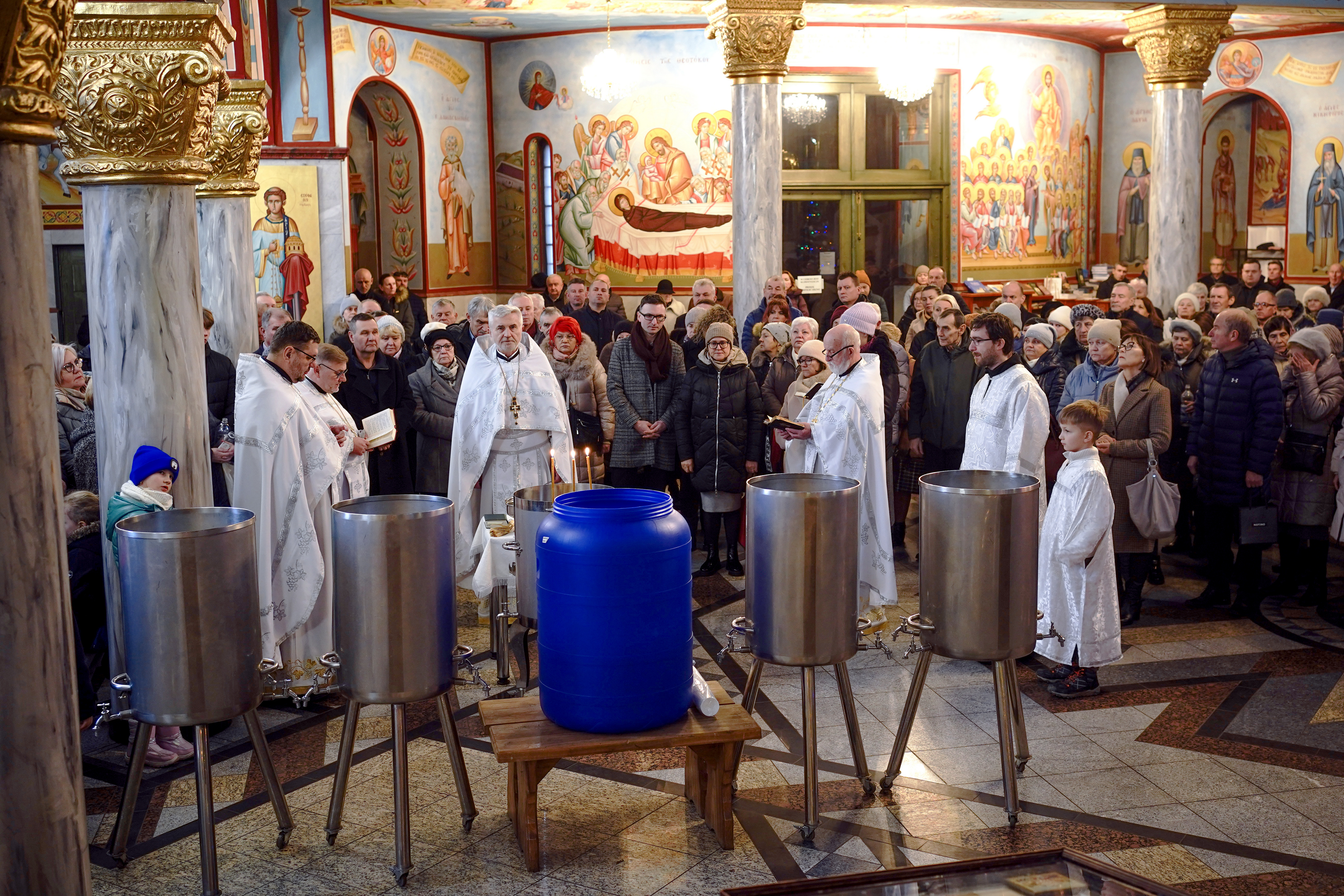 Epiphany Eve in Hagia Sophia Orthodox Church in Białystok, 2025