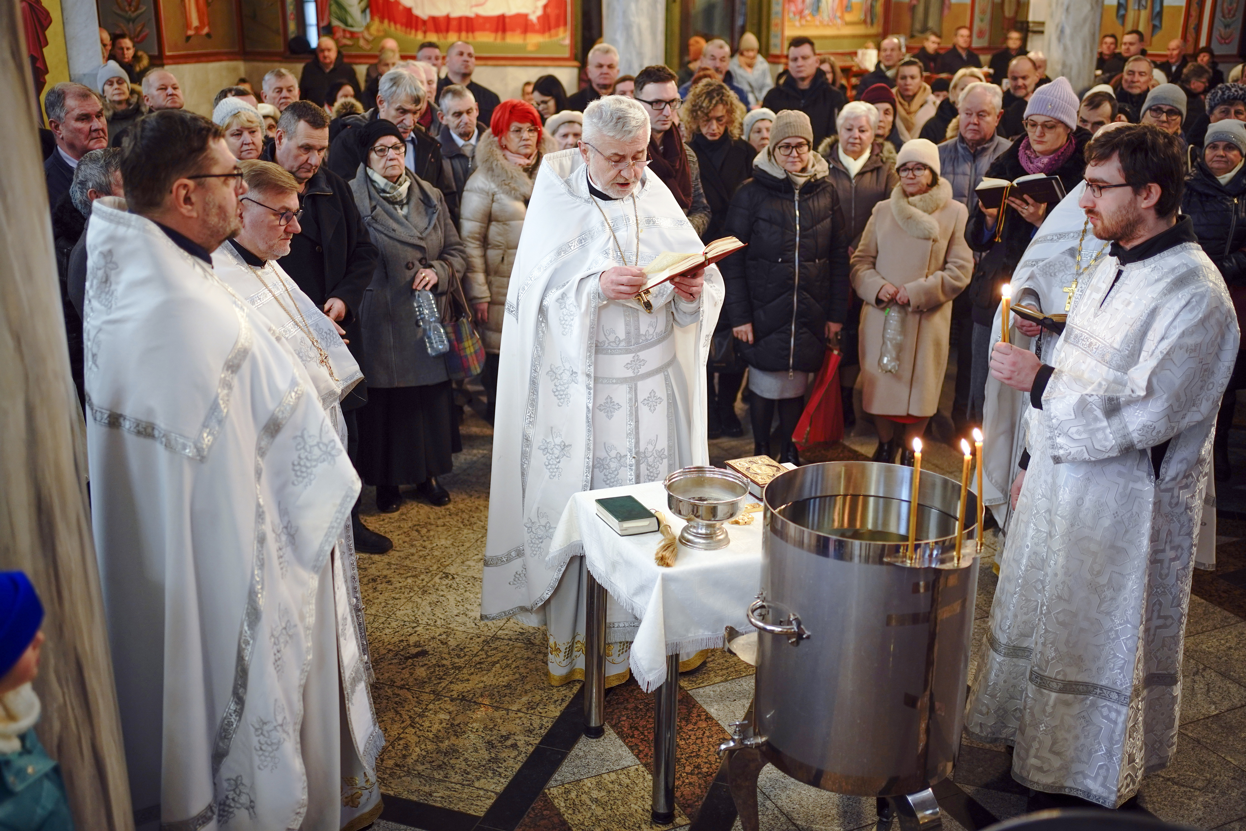 Epiphany Eve in Hagia Sophia Orthodox Church in Białystok, 2025